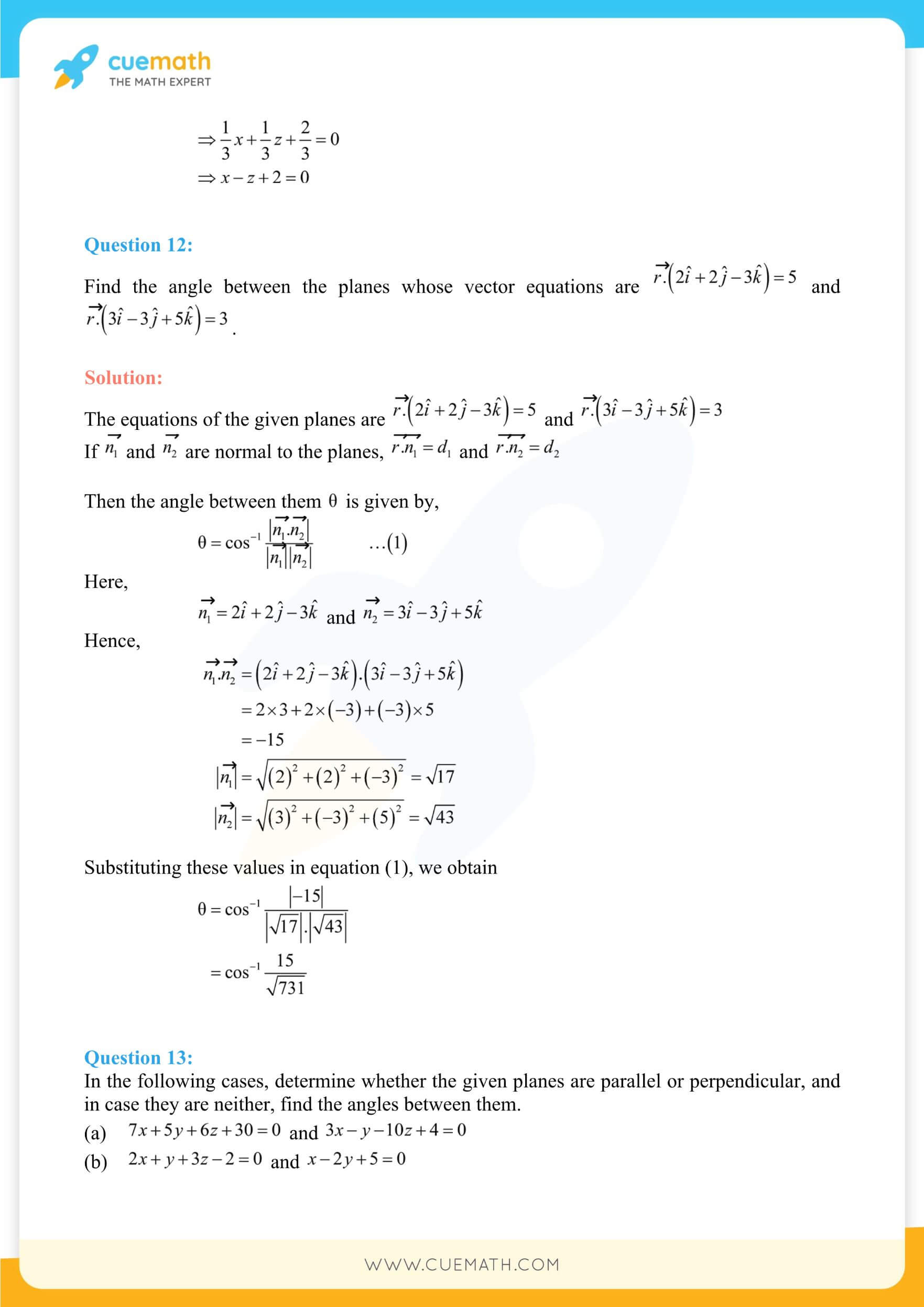 NCERT Solutions Class 12 Maths Chapter 11 Exercise 11.3 32