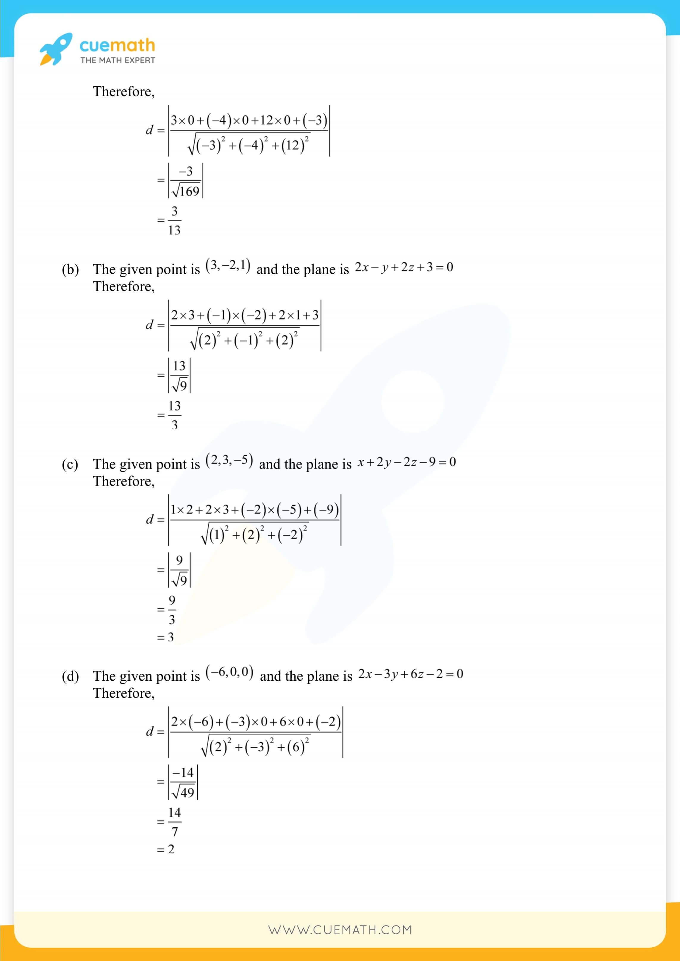 NCERT Solutions Class 12 Maths Chapter 11 Exercise 11.3 37