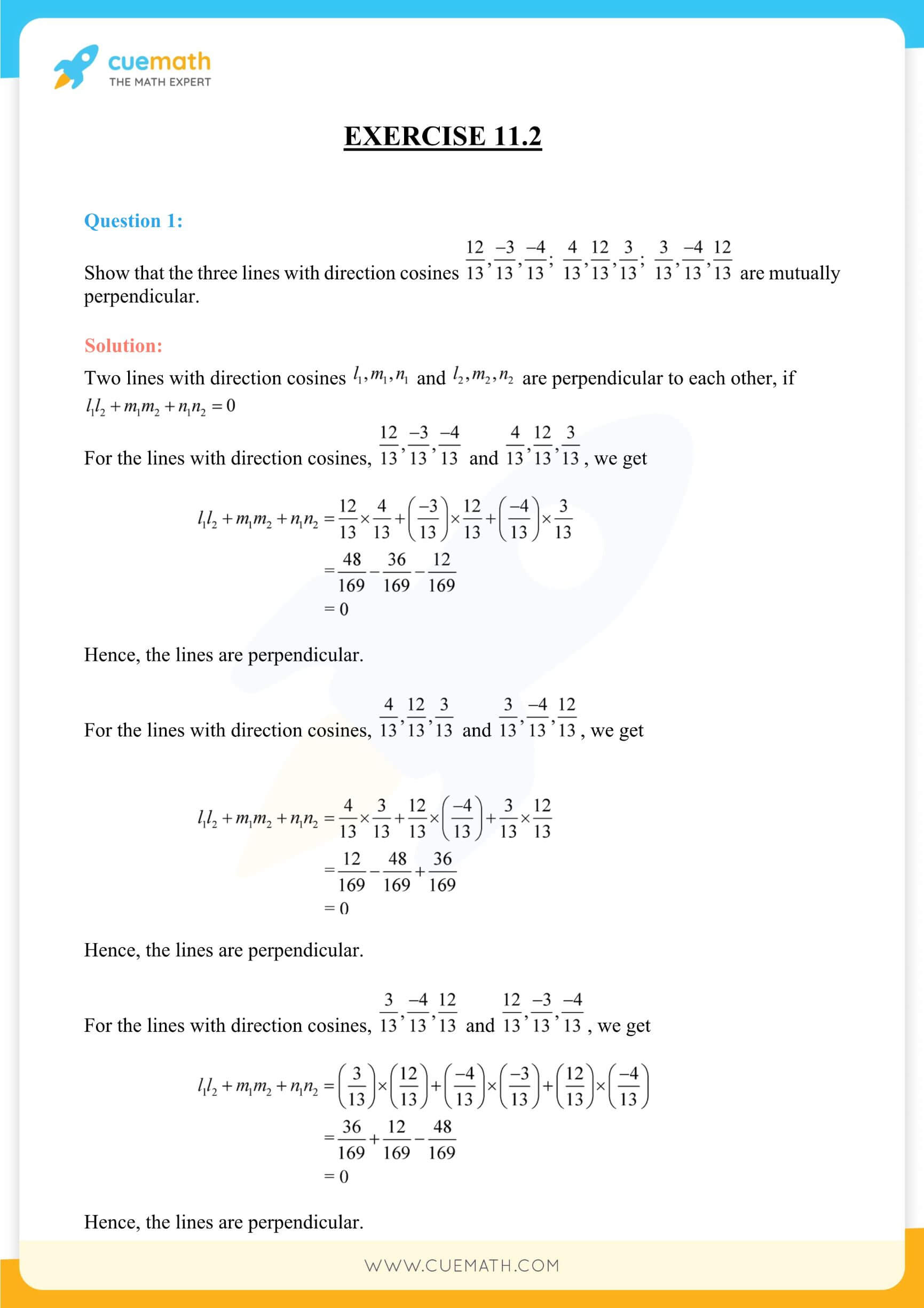NCERT Solutions Class 12 Maths Chapter 11 5
