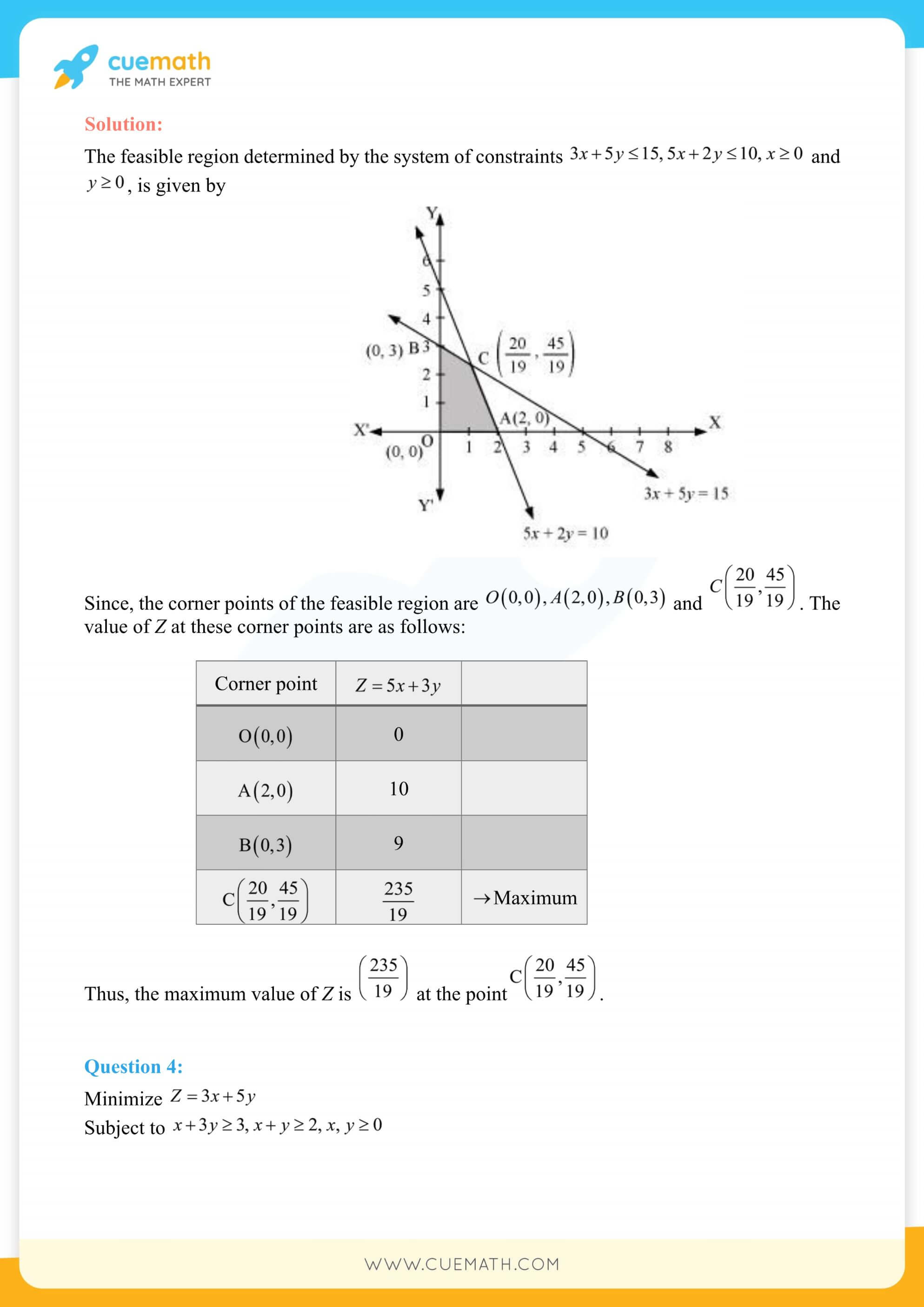 NCERT Solutions Class 12 Maths Chapter 12 Exercise 12.1 3