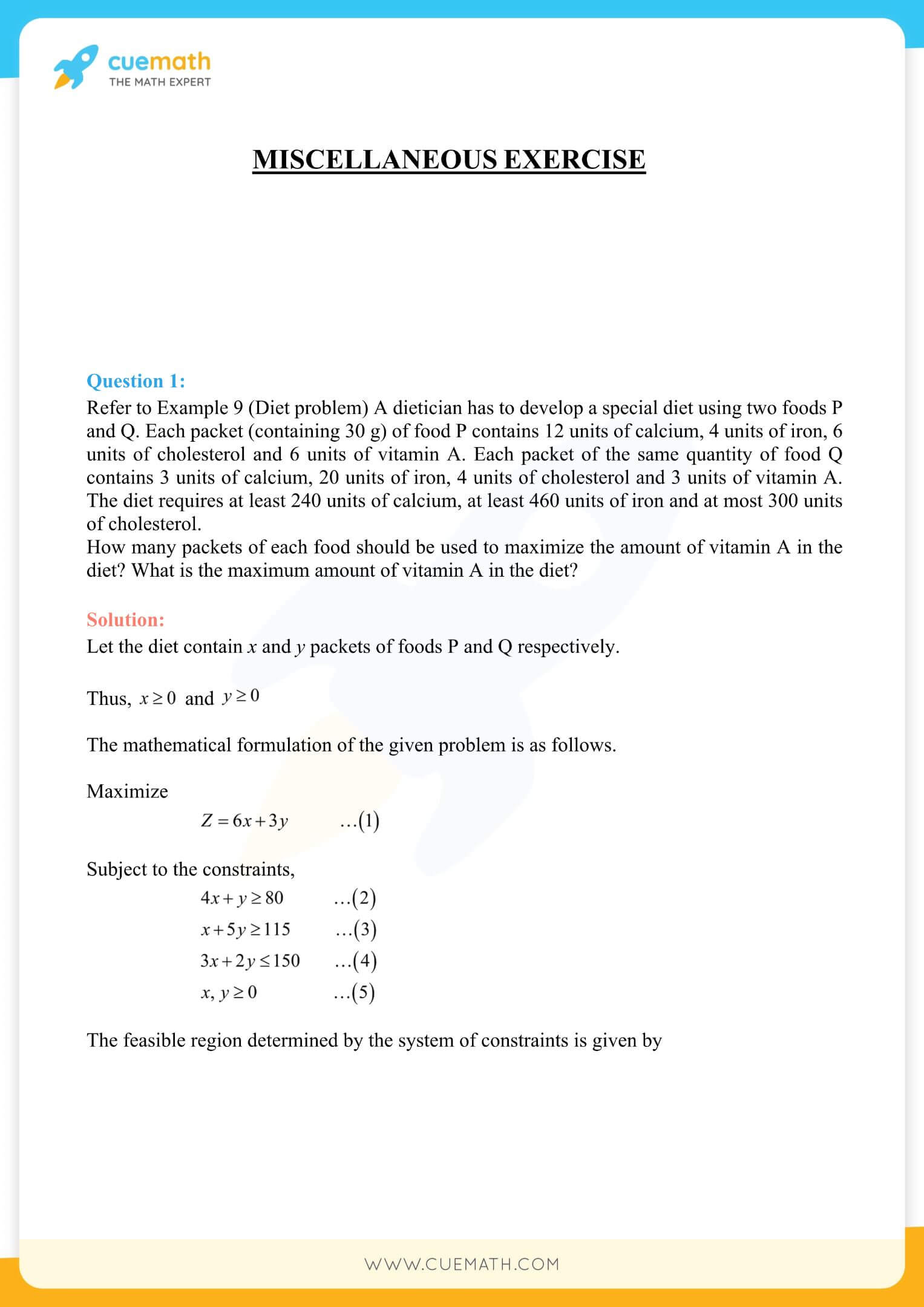 NCERT Solutions Class 12 Maths Chapter 12 Miscellaneous Exercise 31