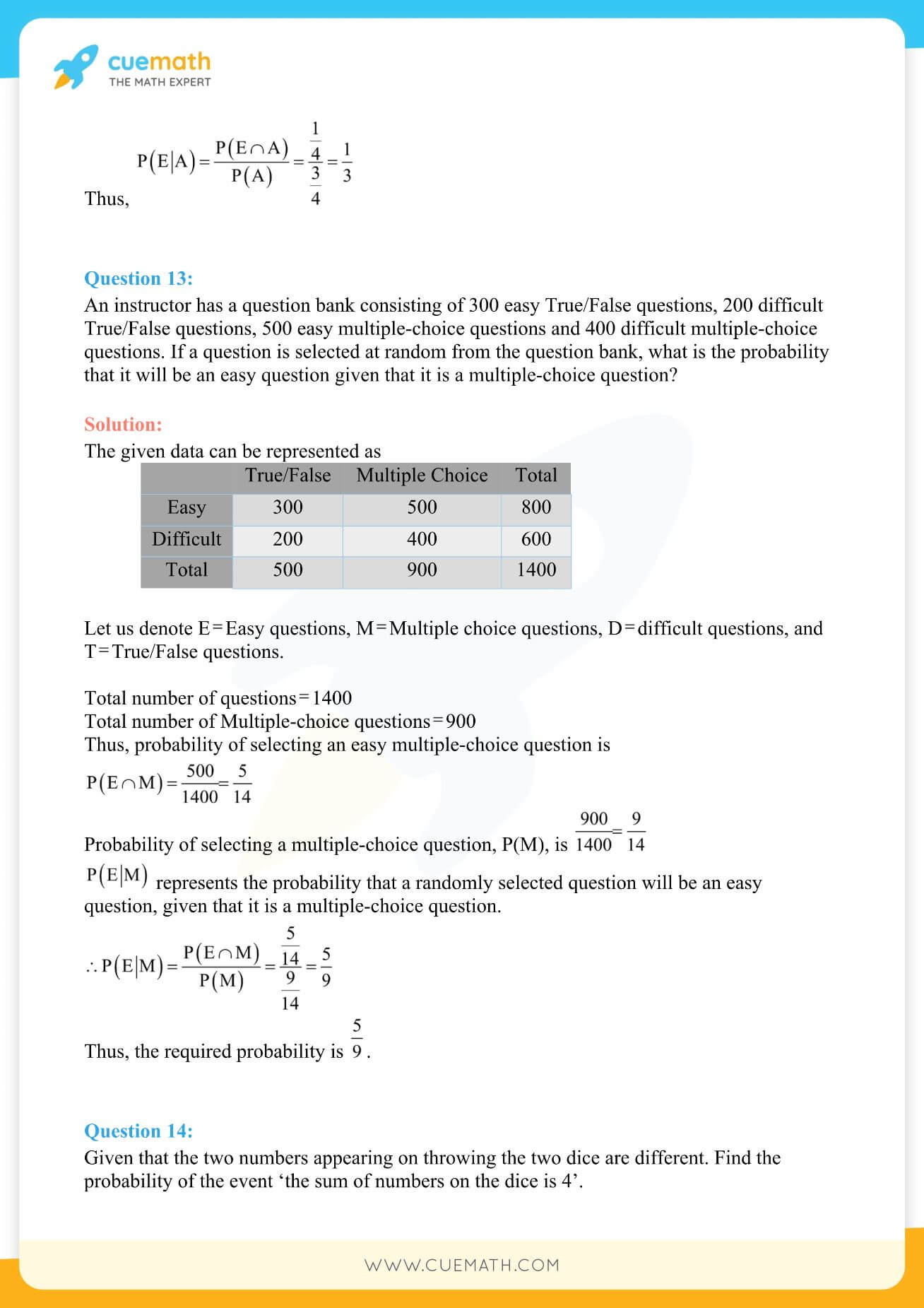 NCERT Solutions Class 12 Maths Chapter 13 Exercise 13.1 11