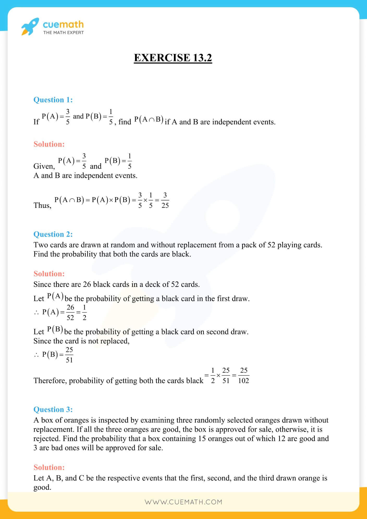 NCERT Solutions Class 12 Maths Chapter 13 15