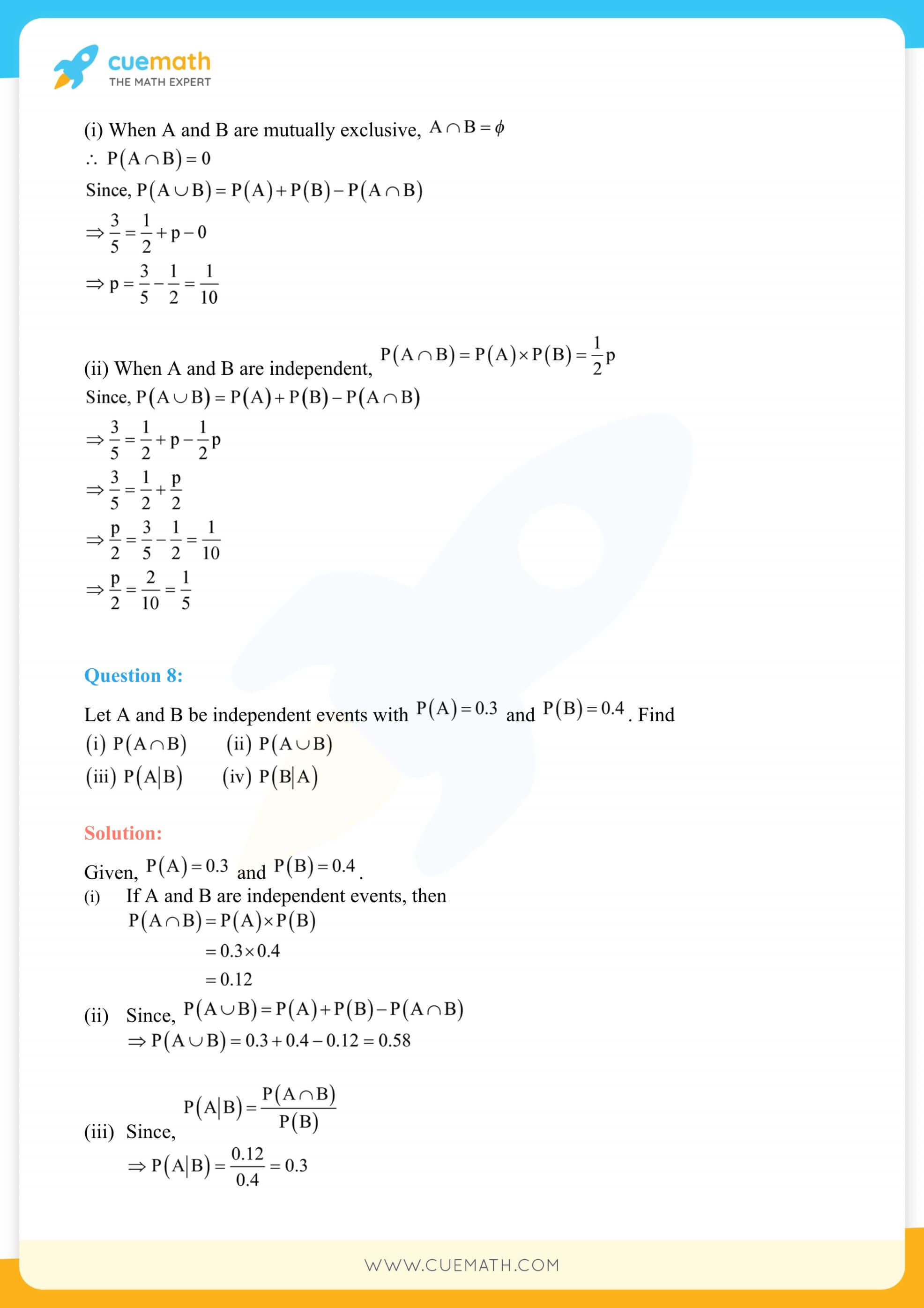 NCERT Solutions Class 12 Maths Chapter 13 18
