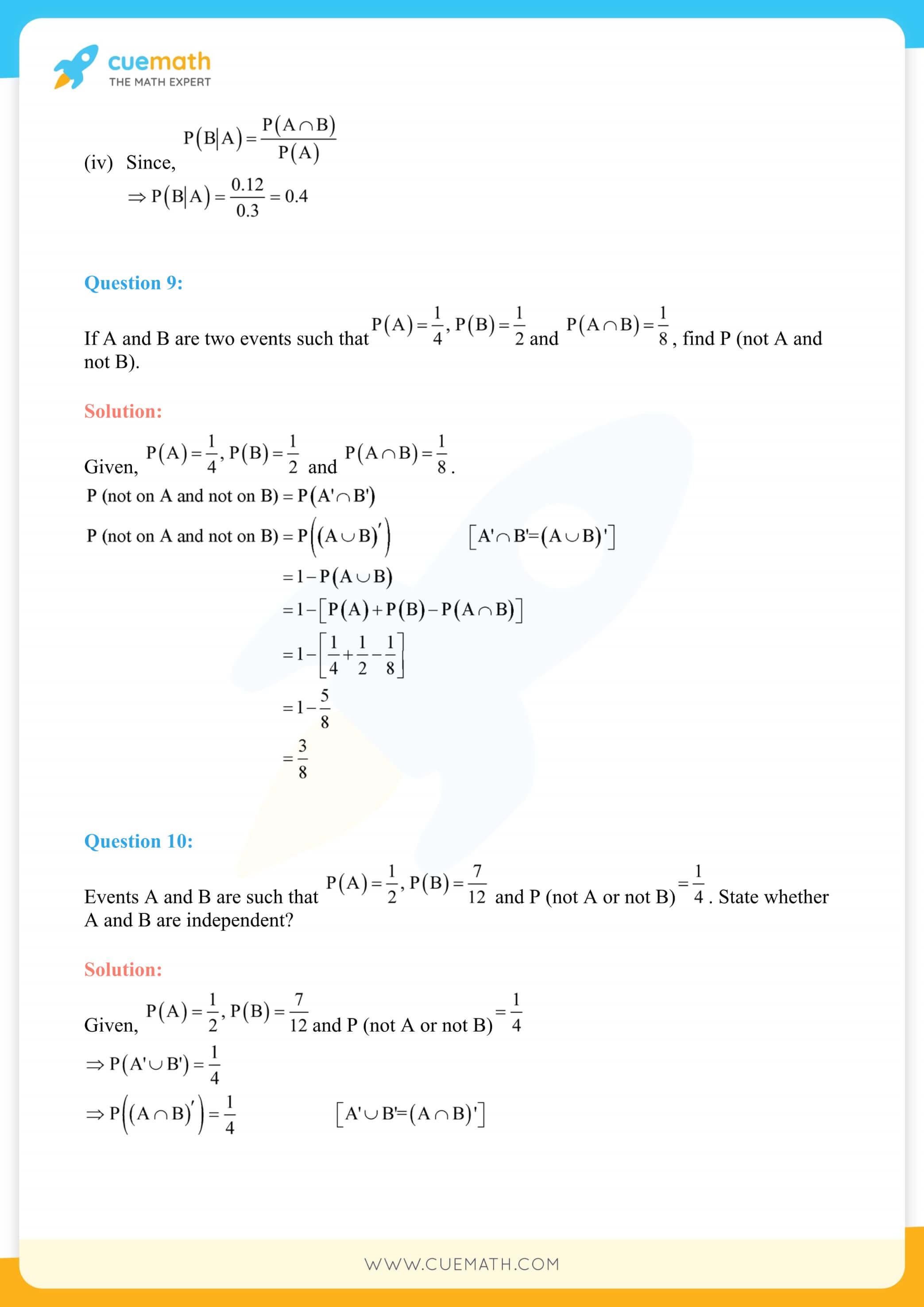 NCERT Solutions Class 12 Maths Chapter 13 19