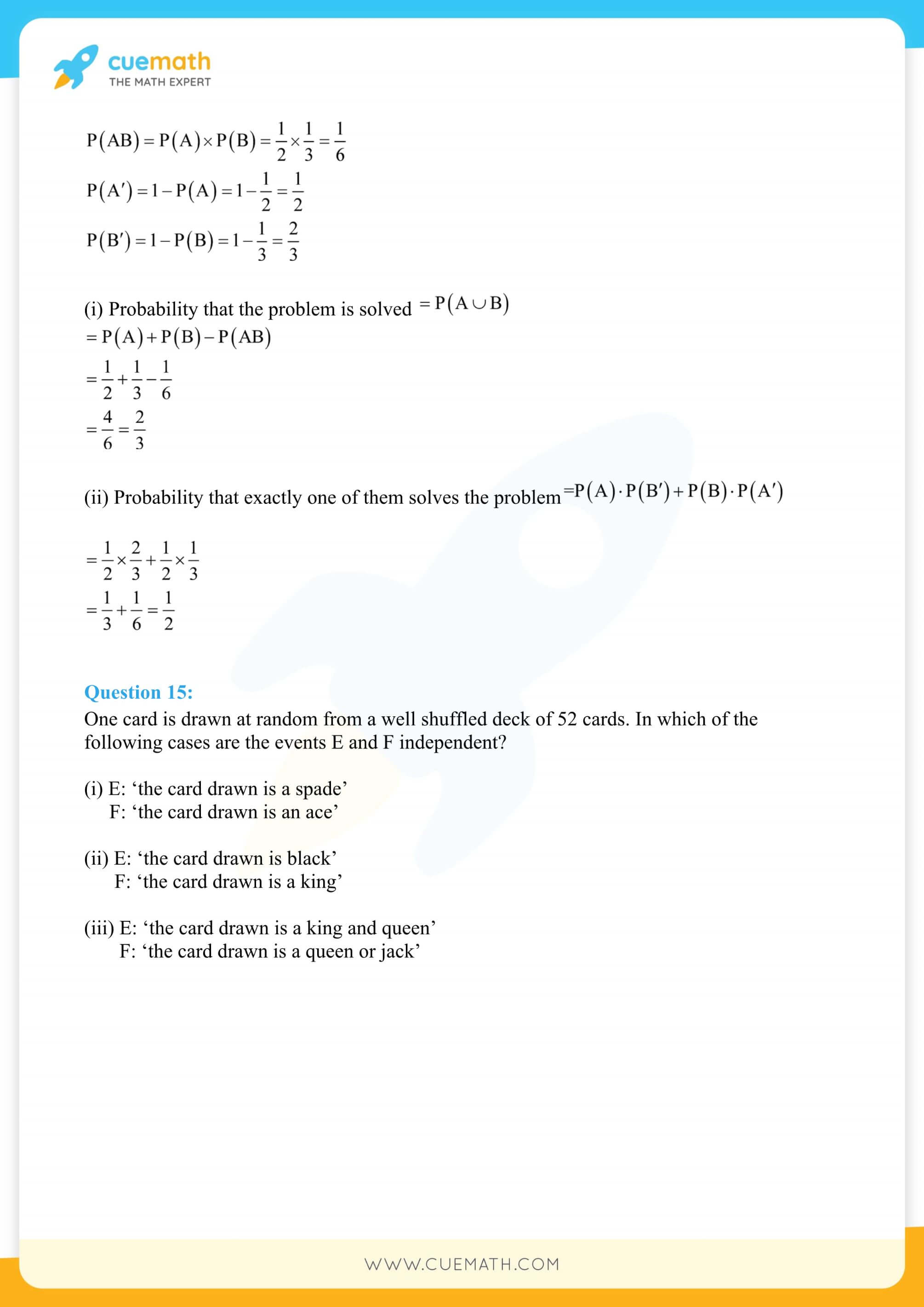 NCERT Solutions Class 12 Maths Chapter 13 23