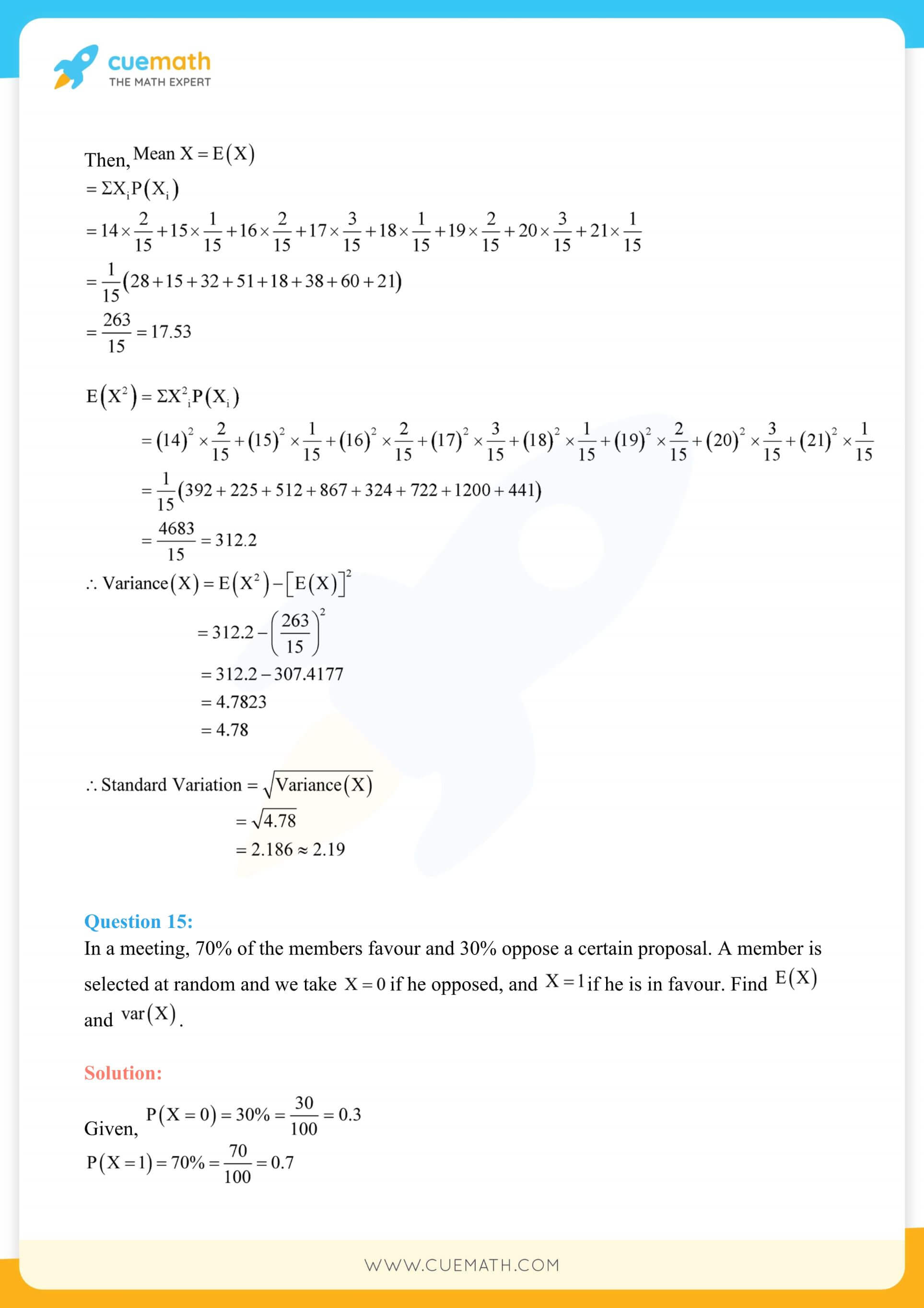 NCERT Solutions Class 12 Maths Chapter 13 Exercise 13.4 56