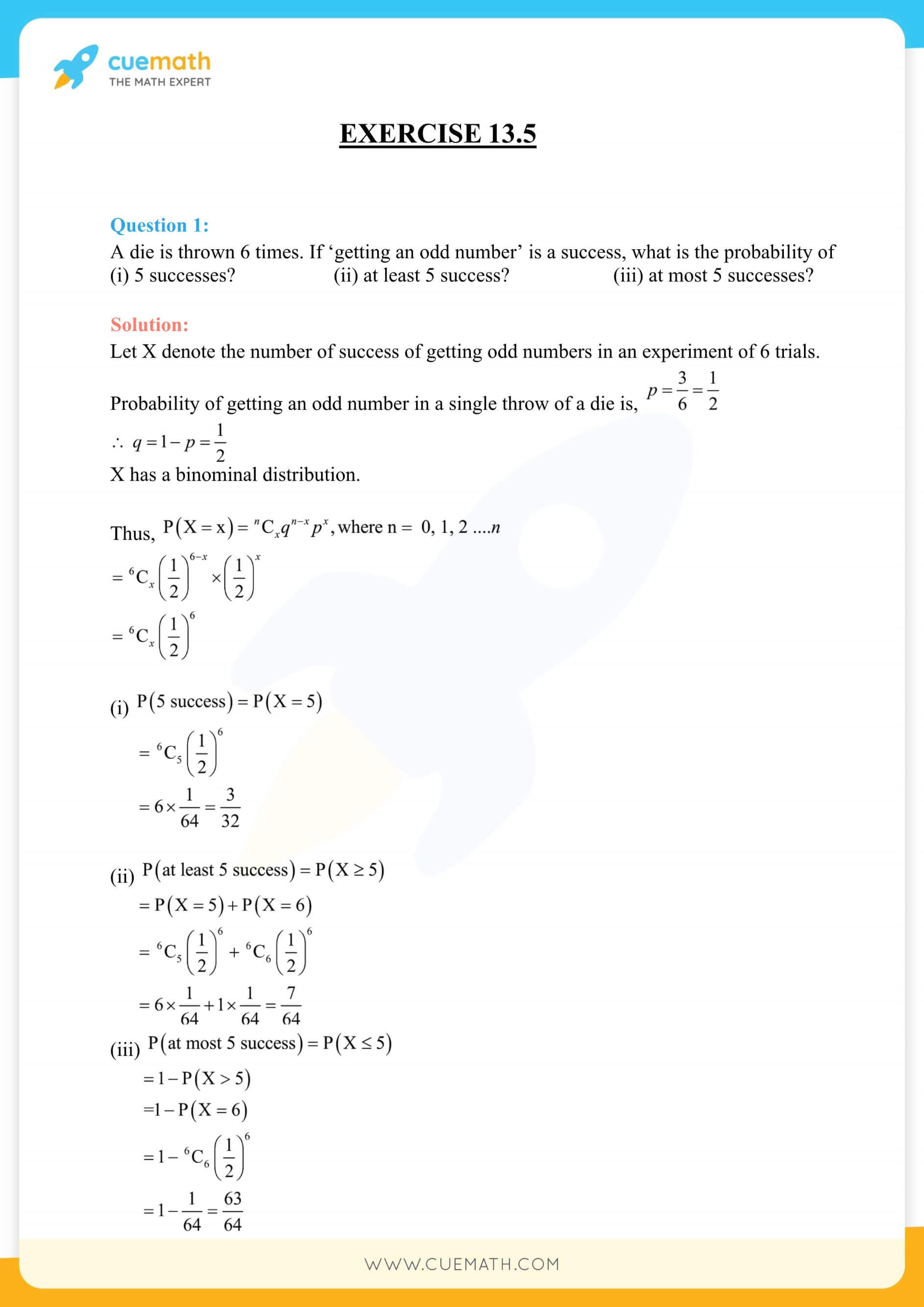 NCERT Solutions Class 12 Maths Chapter 13 Exercise 13.5 60