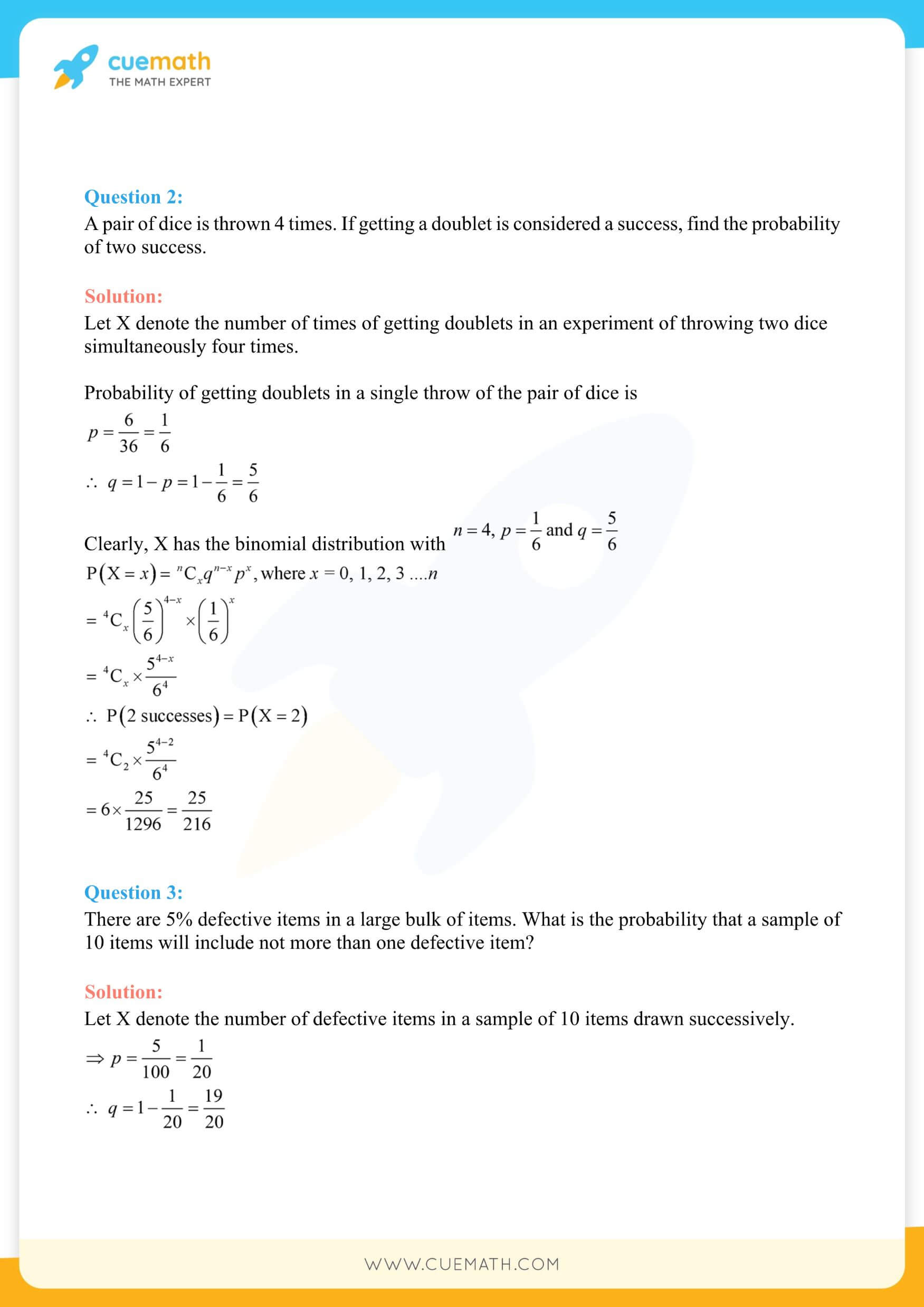 NCERT Solutions Class 12 Maths Chapter 13 Exercise 13.5 61