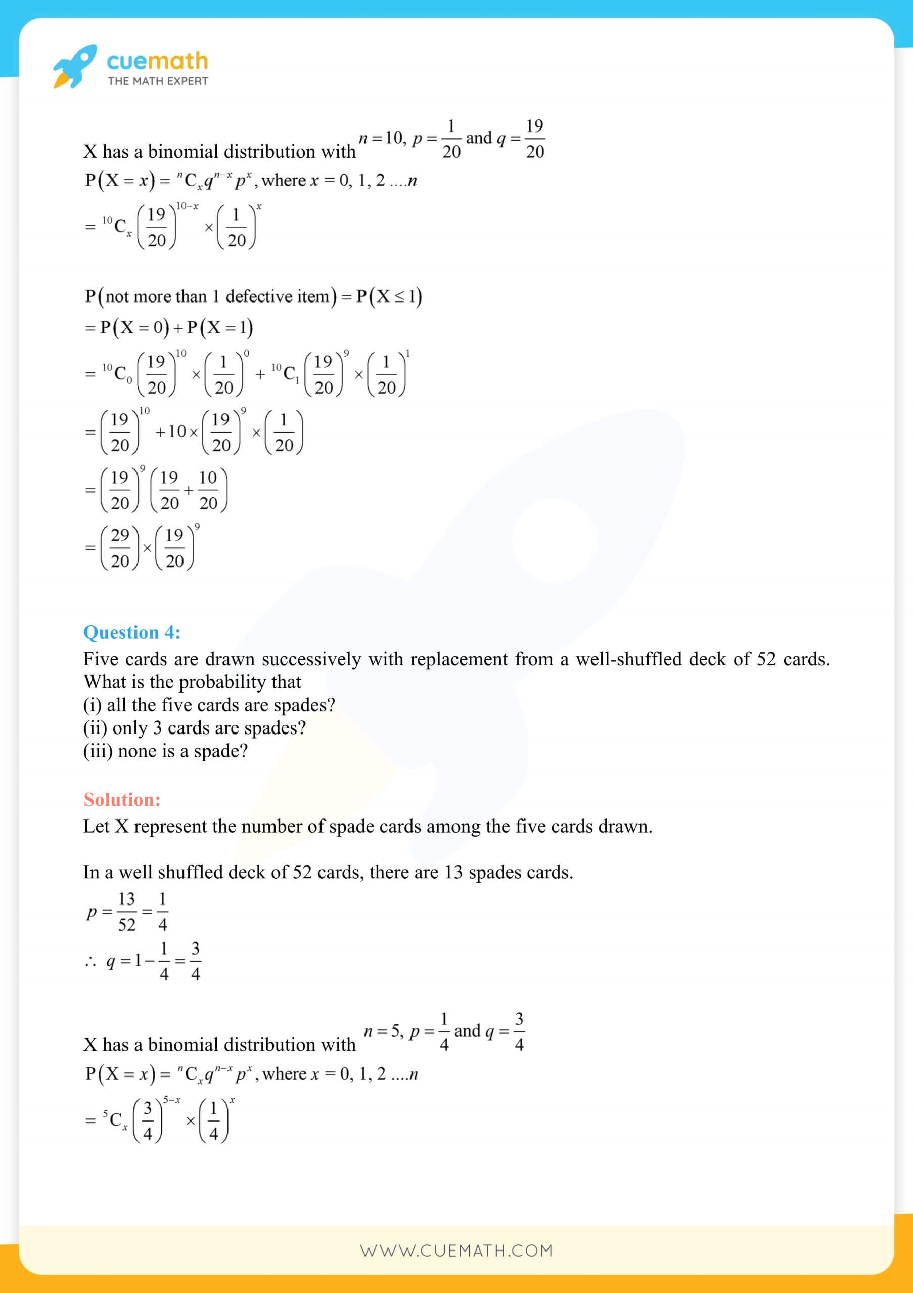 NCERT Solutions Class 12 Maths Chapter 13 Exercise 13.5 62