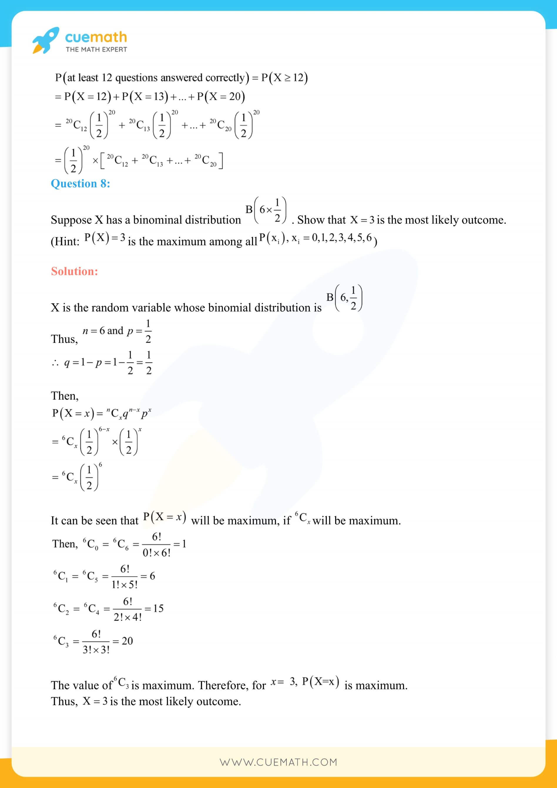 NCERT Solutions Class 12 Maths Chapter 13 Exercise 13.5 66