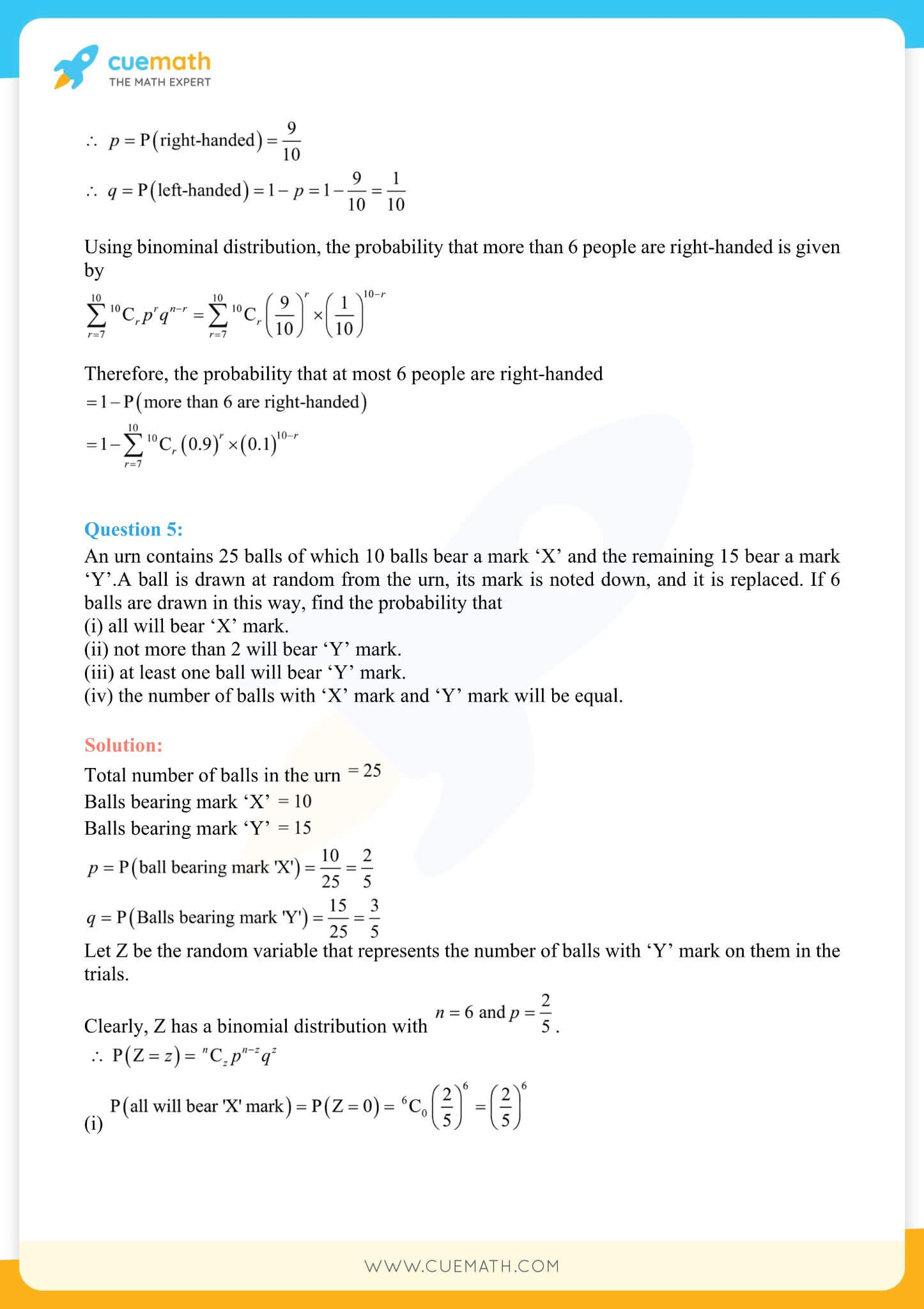 NCERT Solutions Class 12 Maths Chapter 13 Miscellaneous Exercise 75