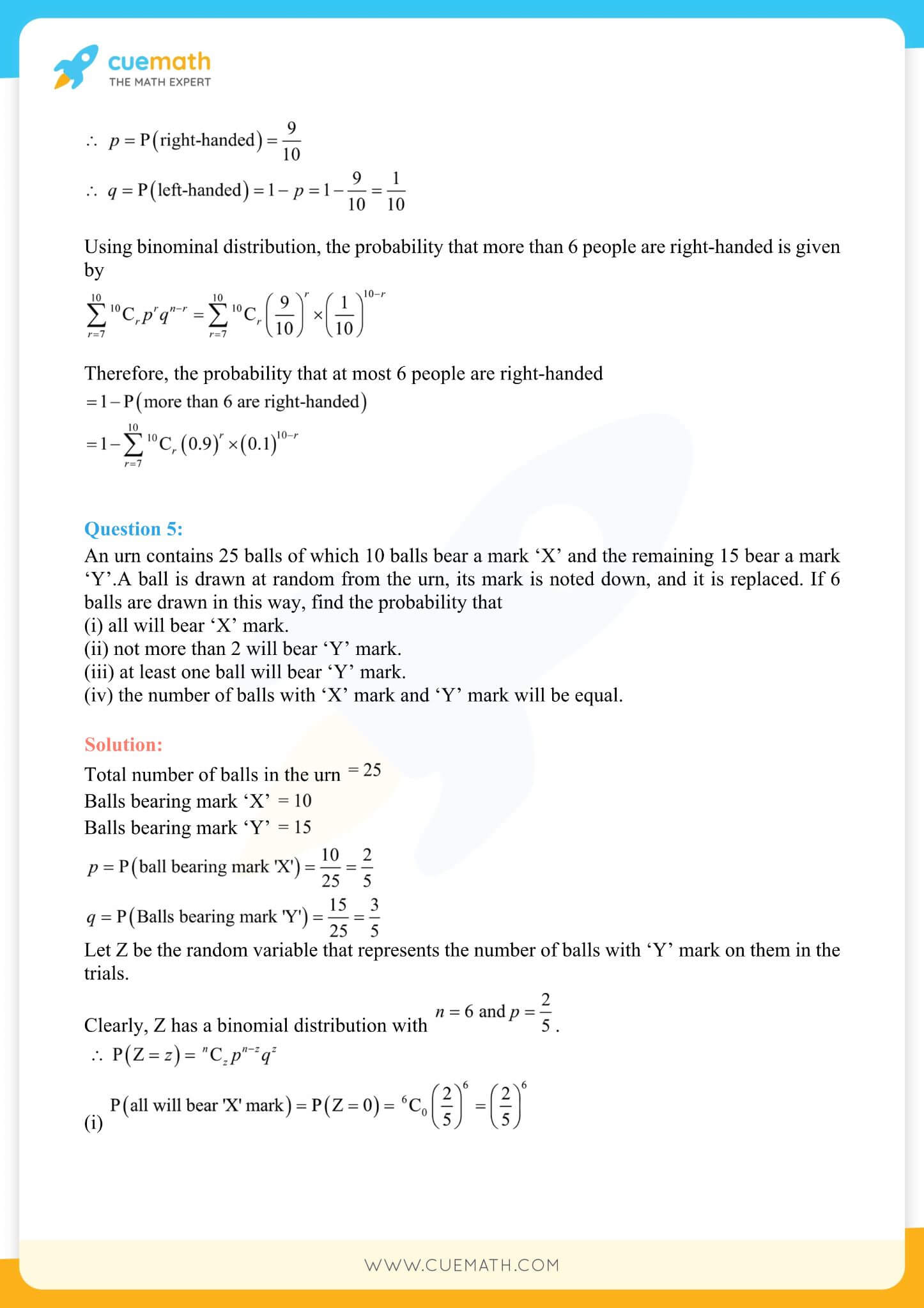 NCERT Solutions For Class 12 Maths Chapter 13 Miscellaneous Exercise 