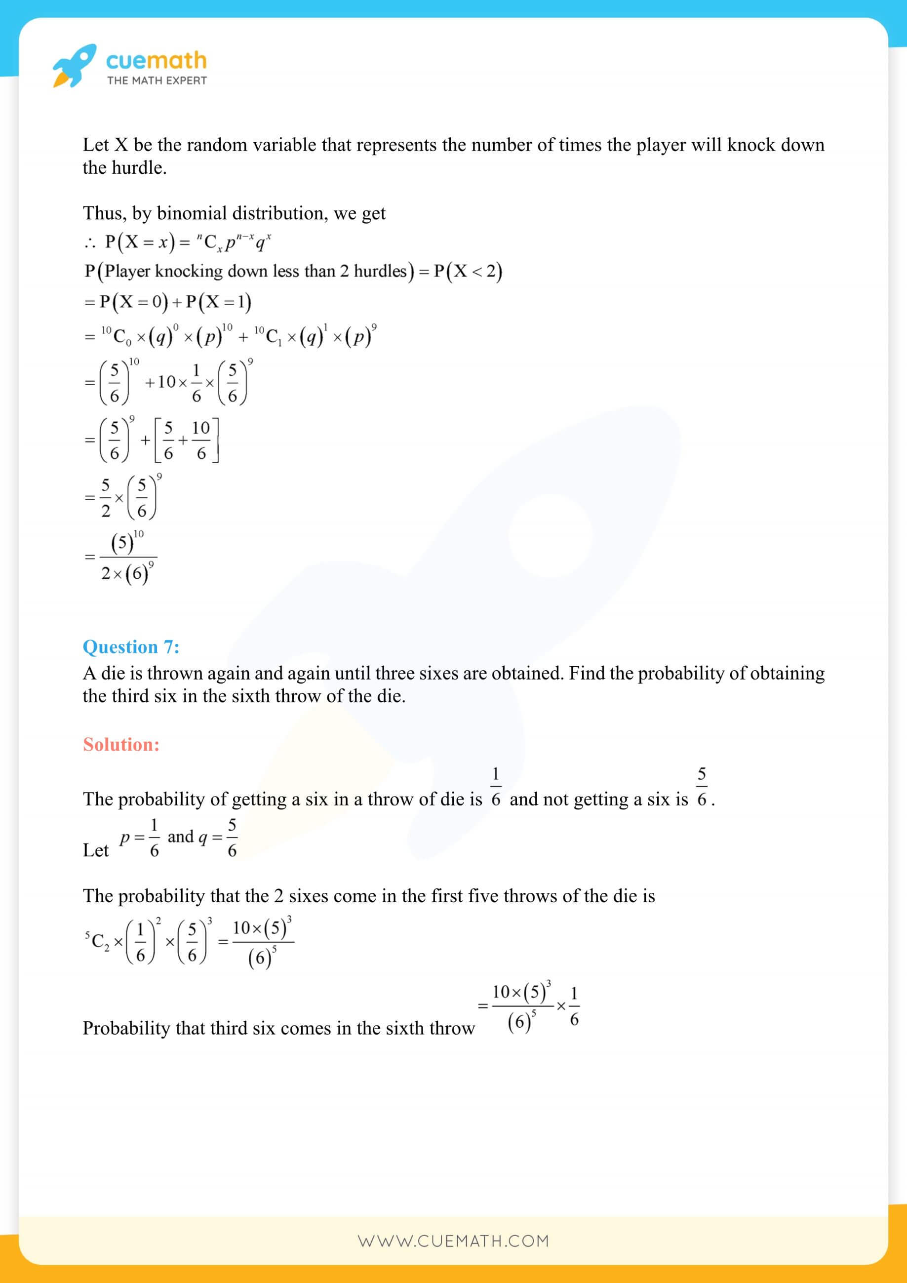 NCERT Solutions Class 12 Maths Chapter 13 Miscellaneous Exercise 77