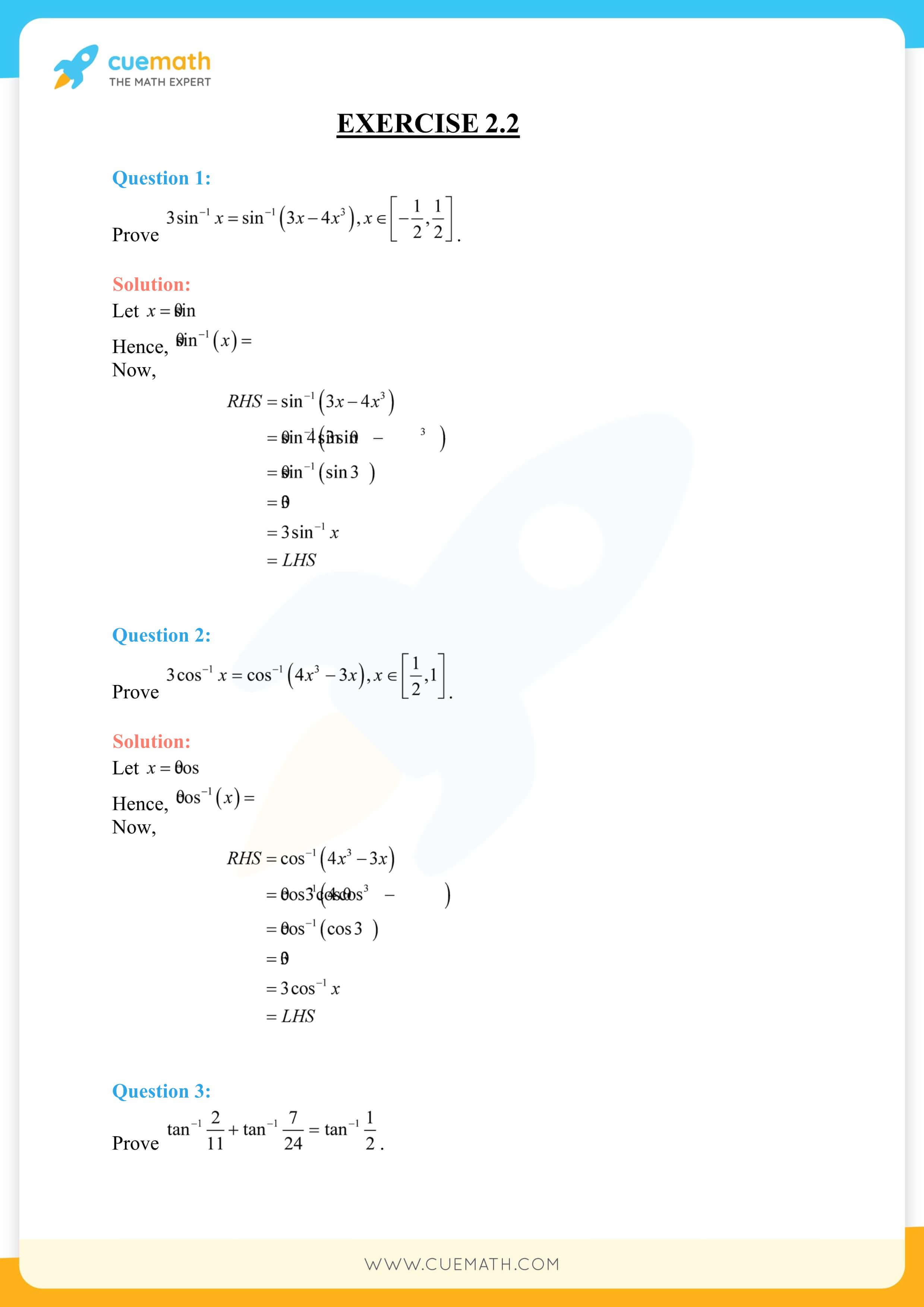 NCERT Solutions Class 12 Maths Chapter 2 Exercise 2.2 10