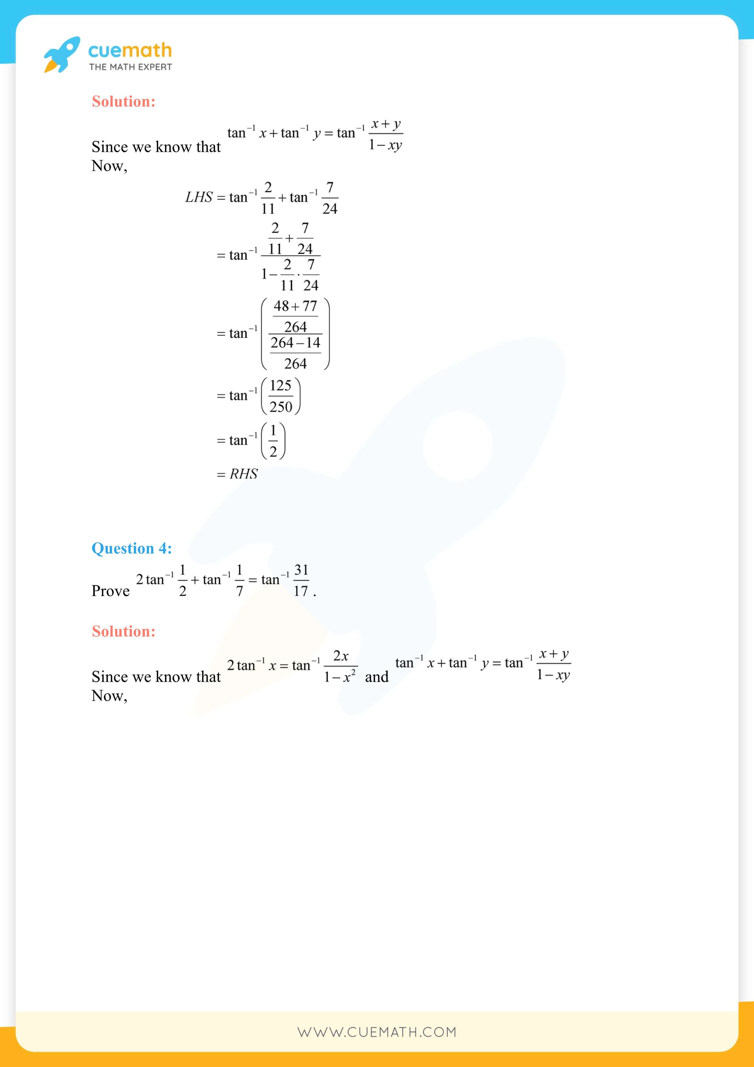 NCERT Solutions Class 12 Maths Chapter 2 11