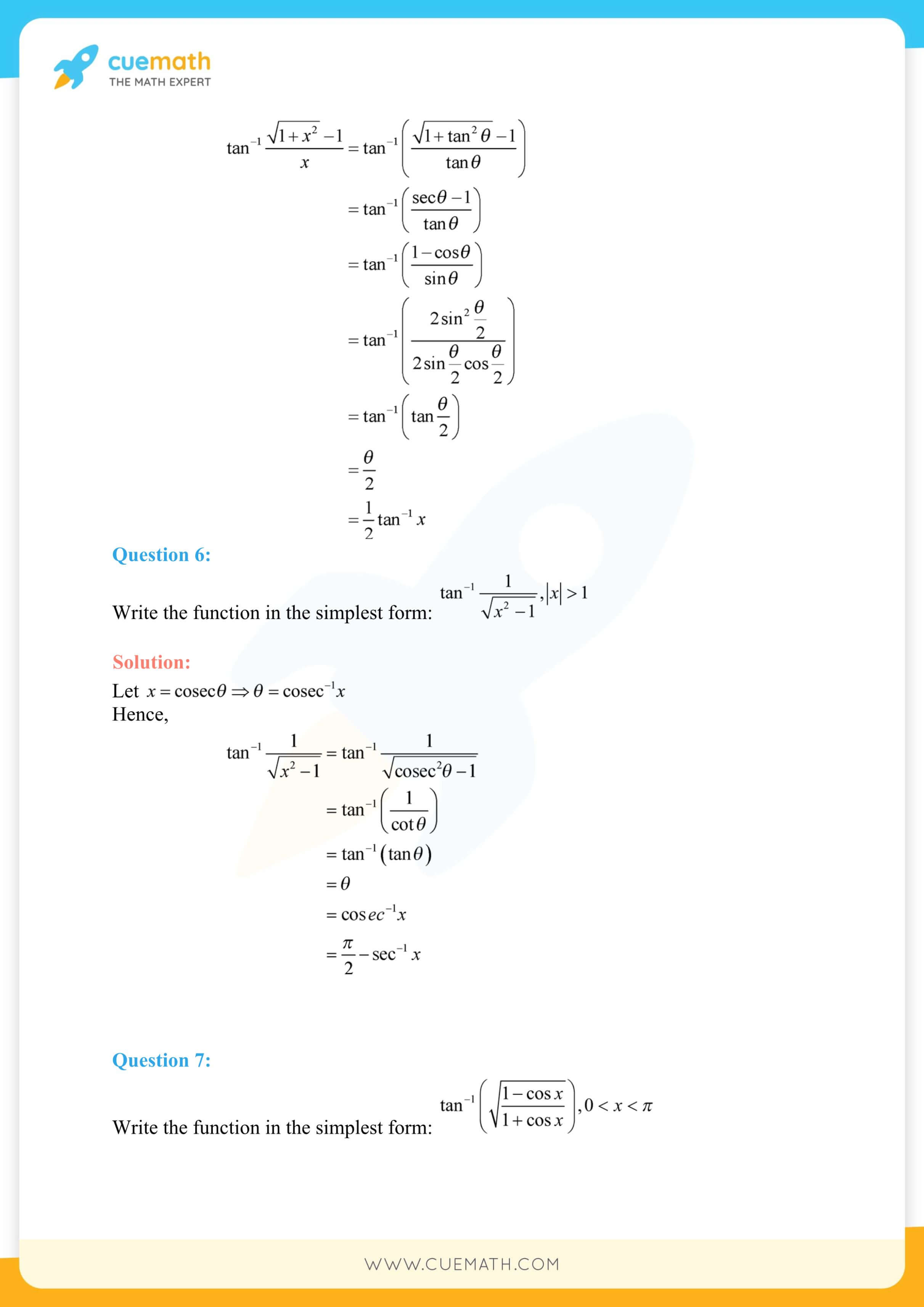 NCERT Solutions Class 12 Maths Chapter 2 13