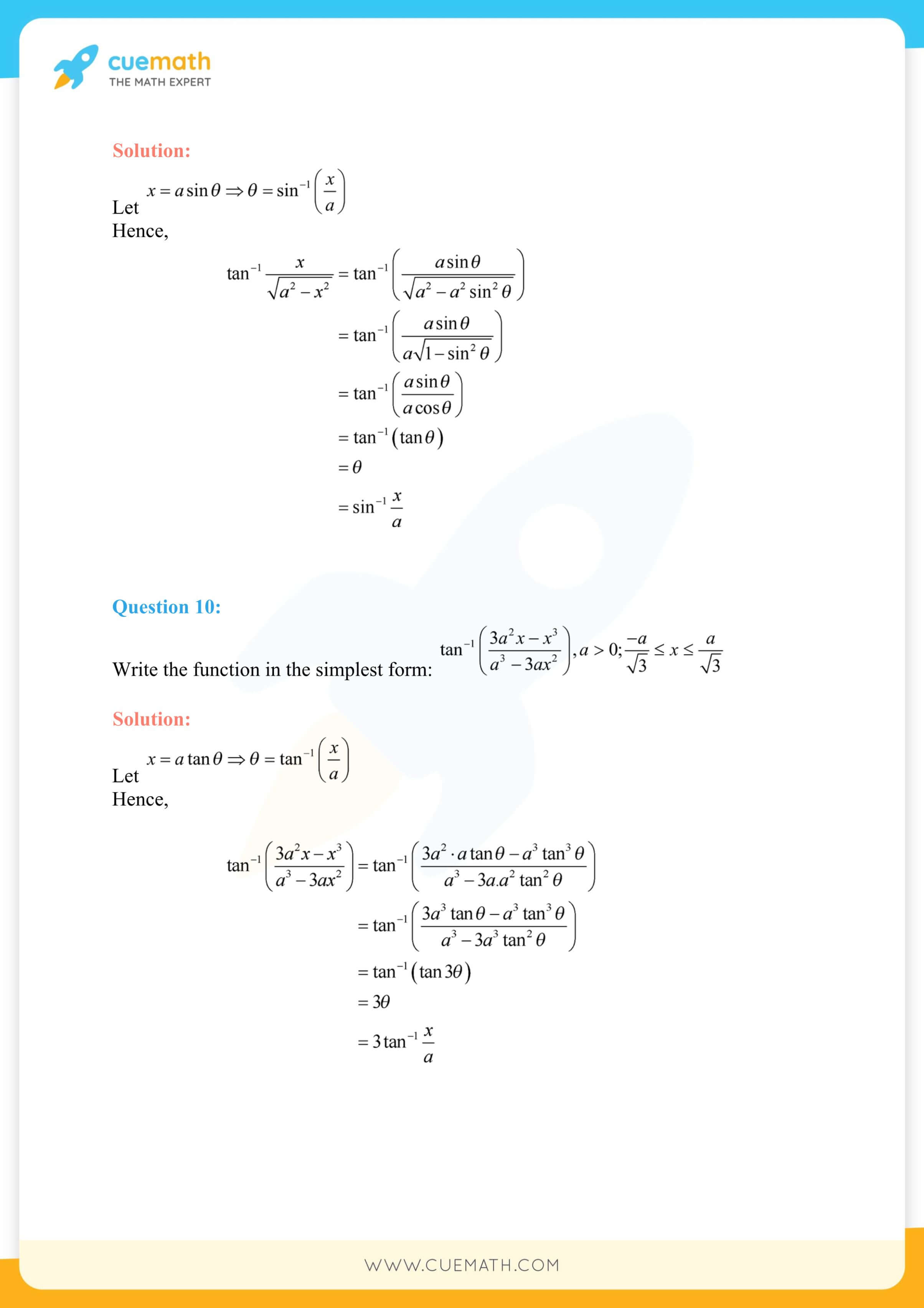 NCERT Solutions Class 12 Maths Chapter 2 15