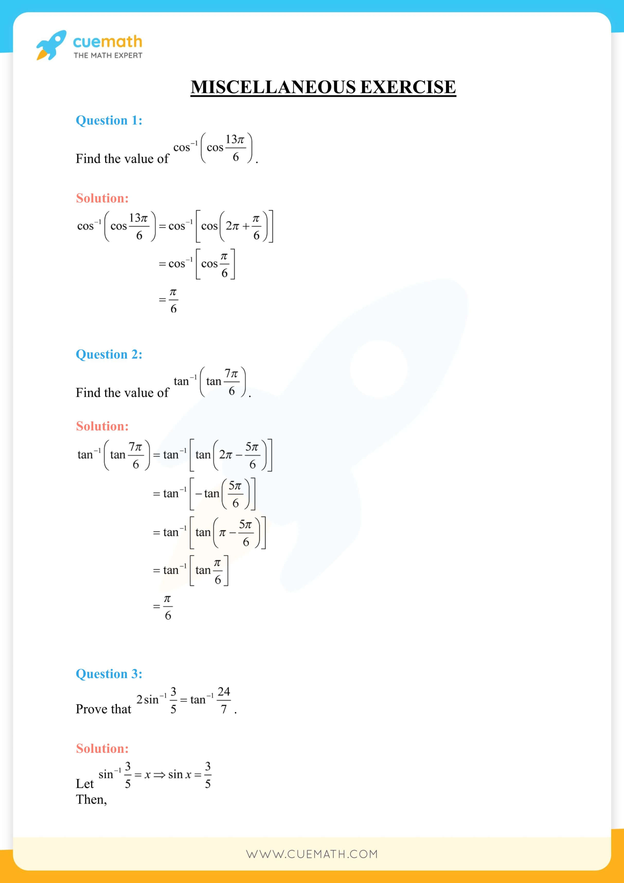 NCERT Solutions Class 12 Maths Chapter 2 Miscellaneous Exercise 25