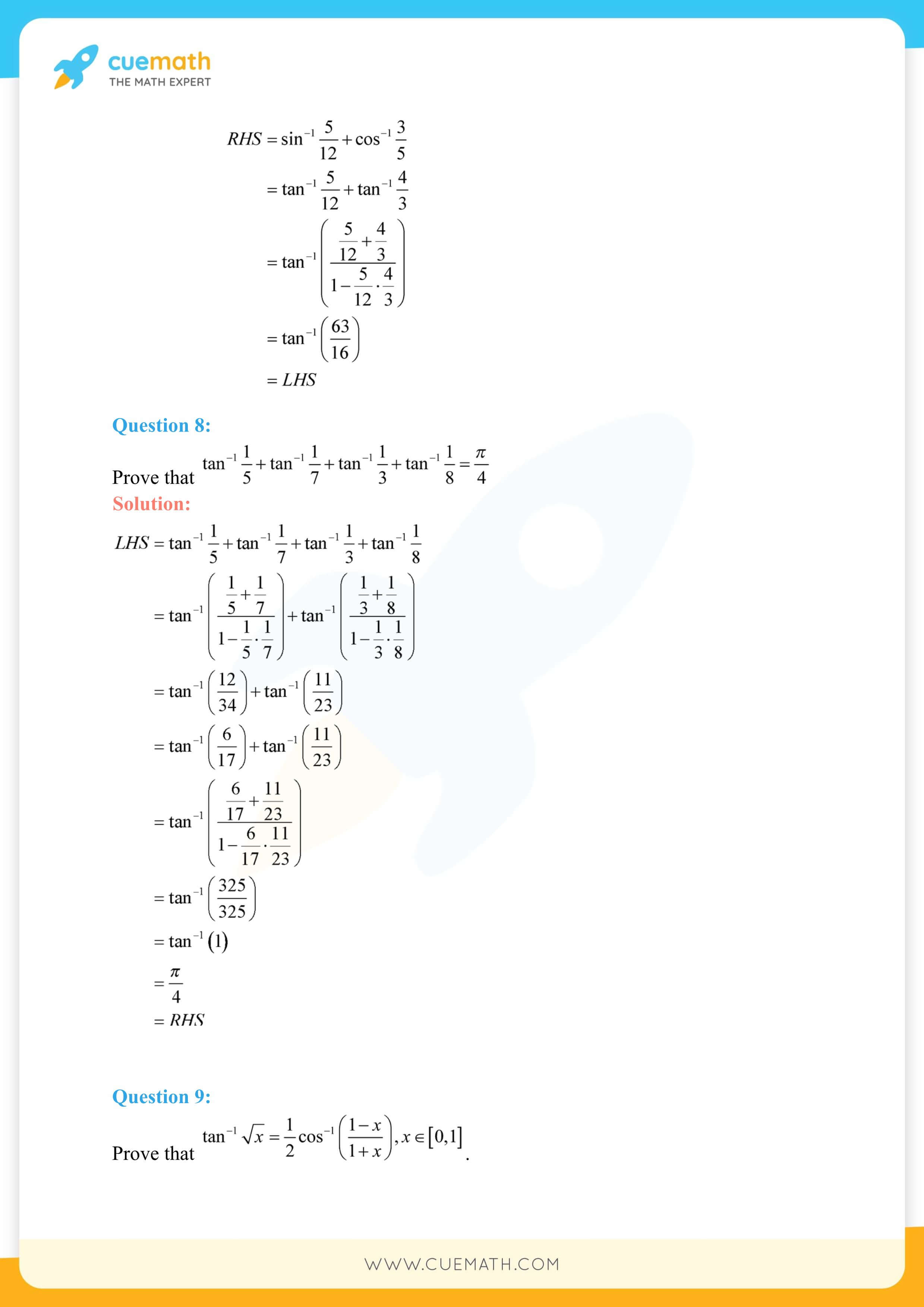NCERT Solutions Class 12 Maths Chapter 2 Miscellaneous Exercise 32