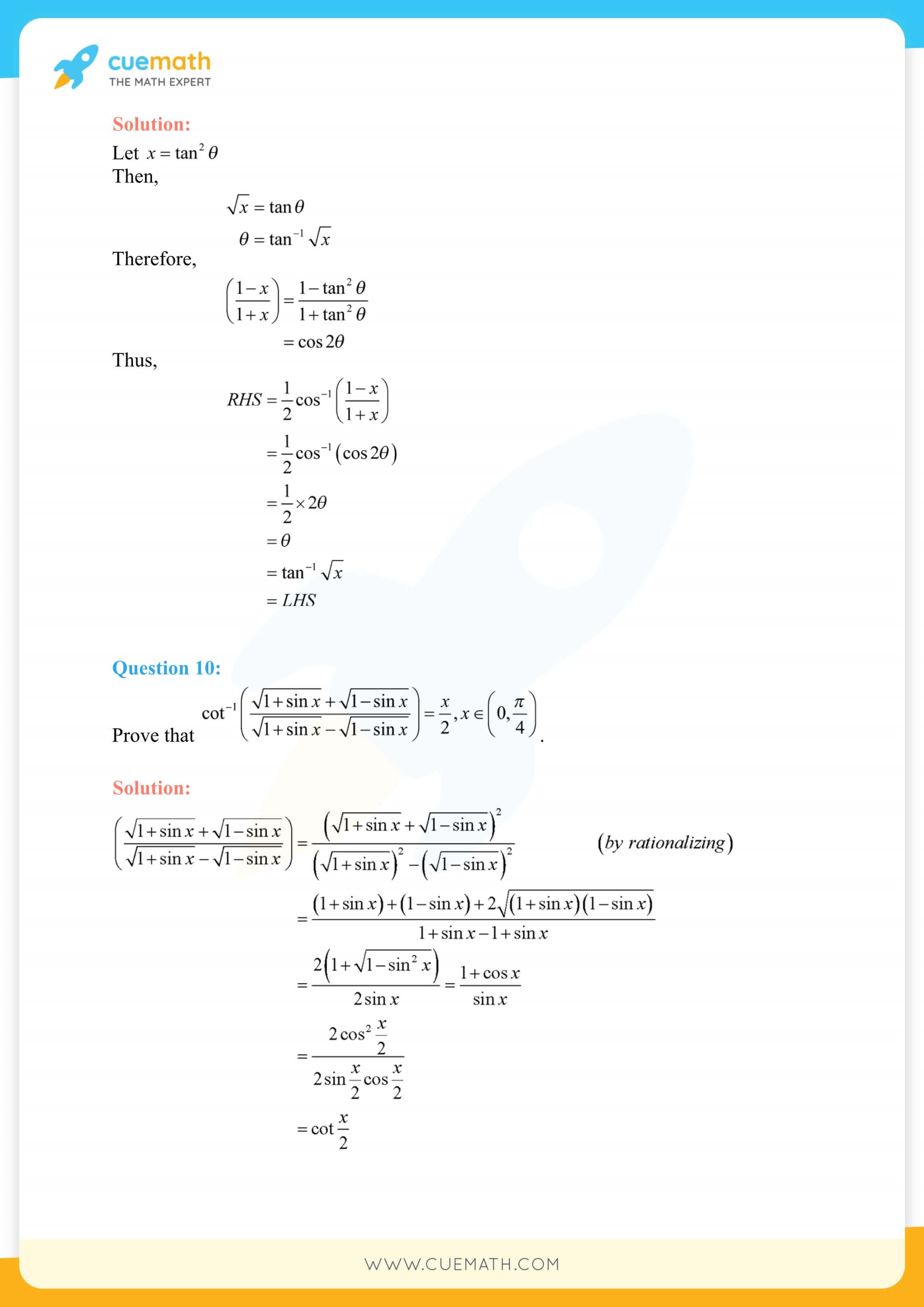 NCERT Solutions Class 12 Maths Chapter 2 Miscellaneous Exercise 33