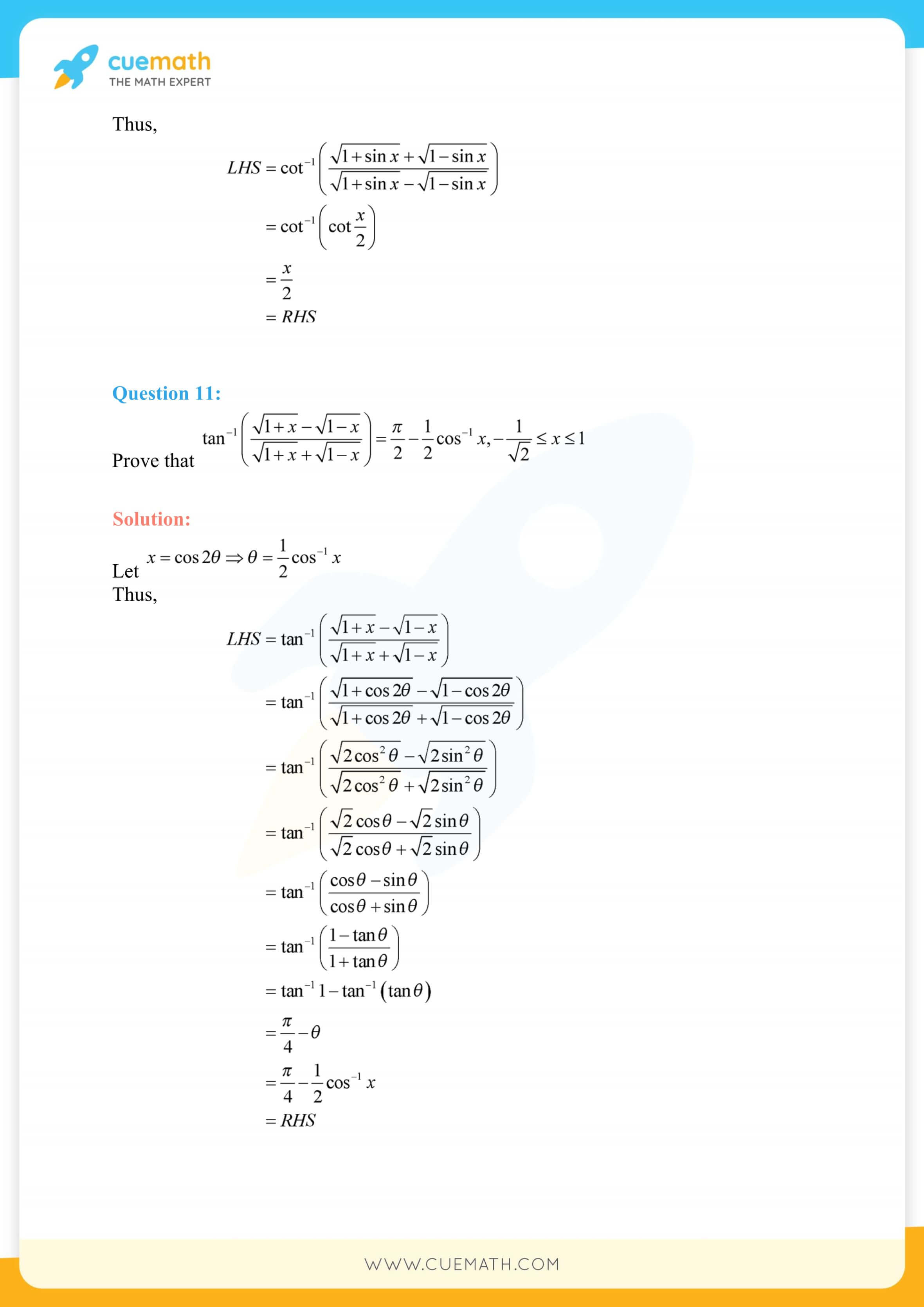 NCERT Solutions Class 12 Maths Chapter 2 34