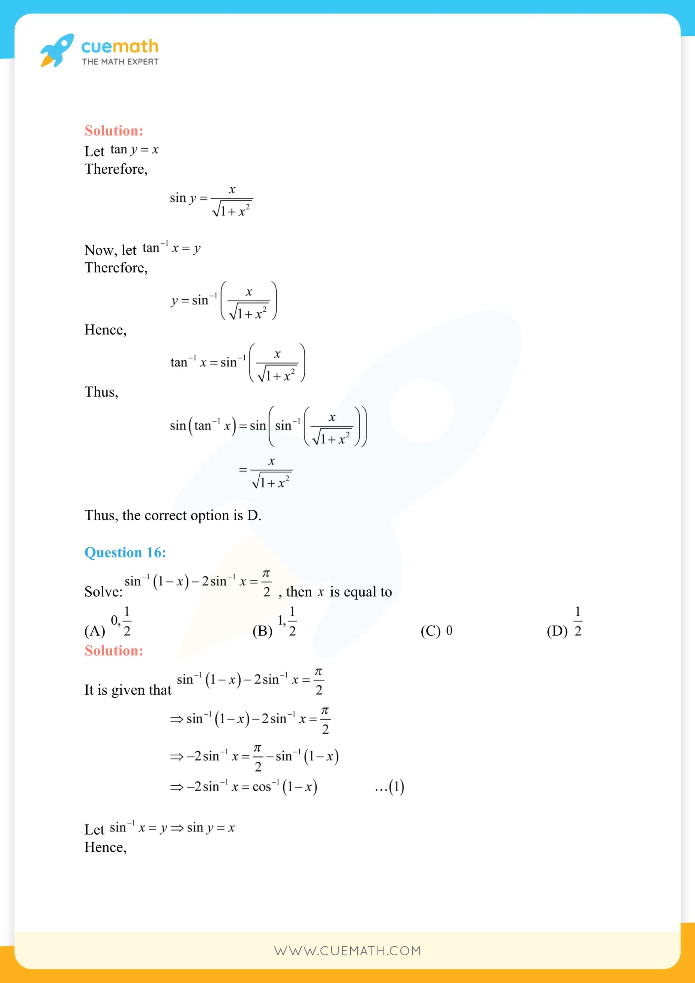 NCERT Solutions Class 12 Maths Chapter 2 Miscellaneous Exercise 37