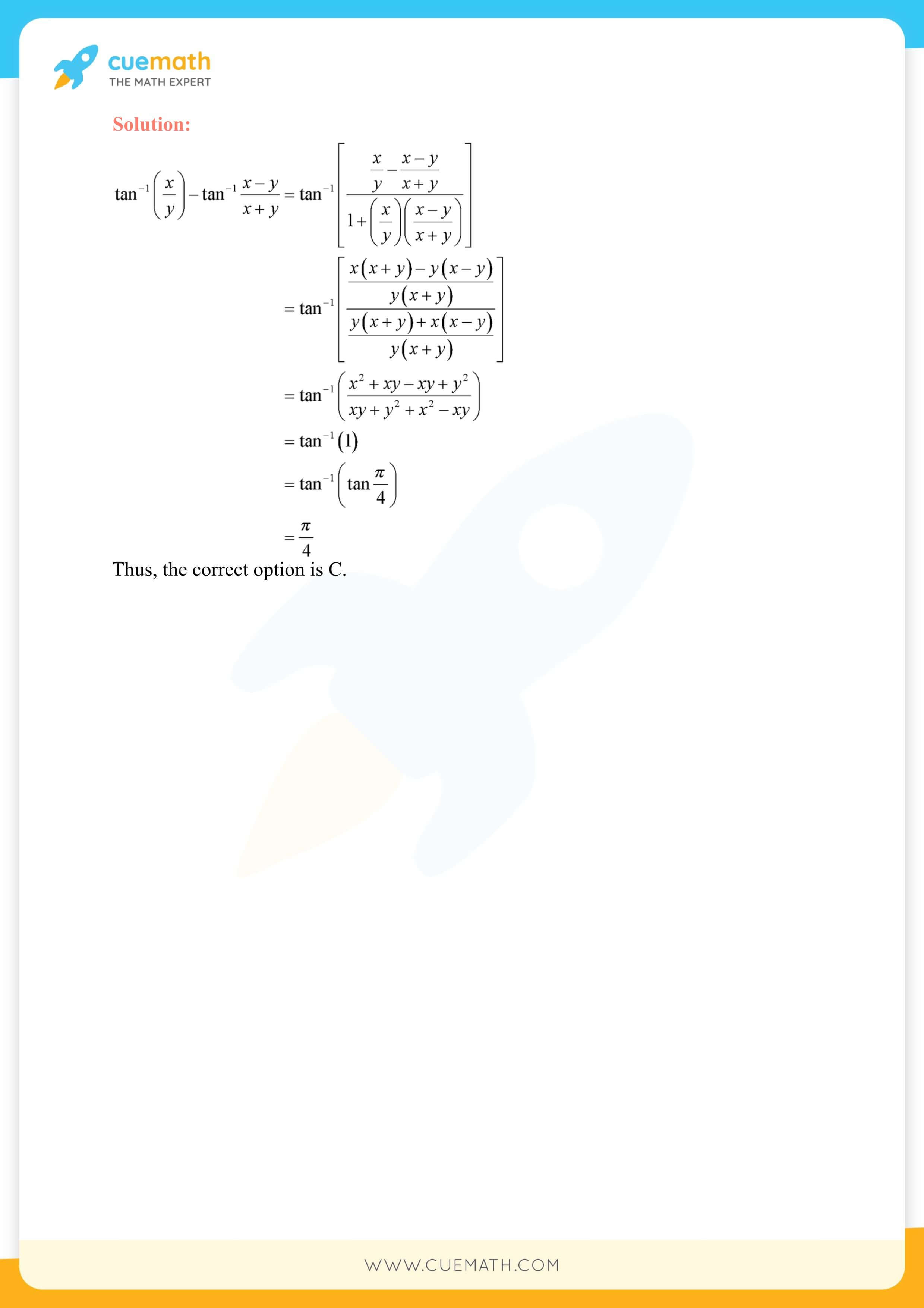 NCERT Solutions Class 12 Maths Chapter 2 Miscellaneous Exercise 39