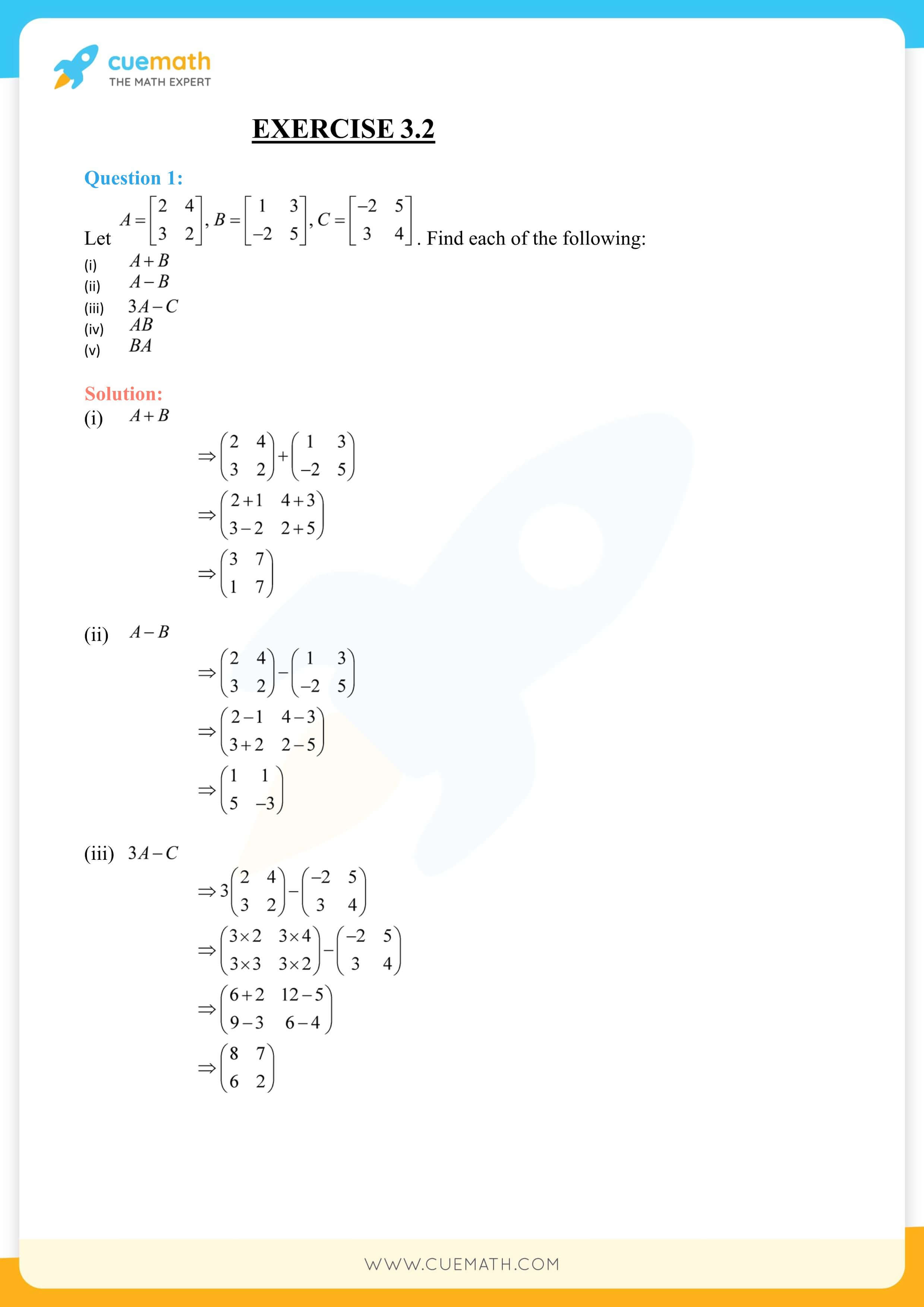 NCERT Solutions Class 12 Maths Chapter 3 Ex 3.2 10