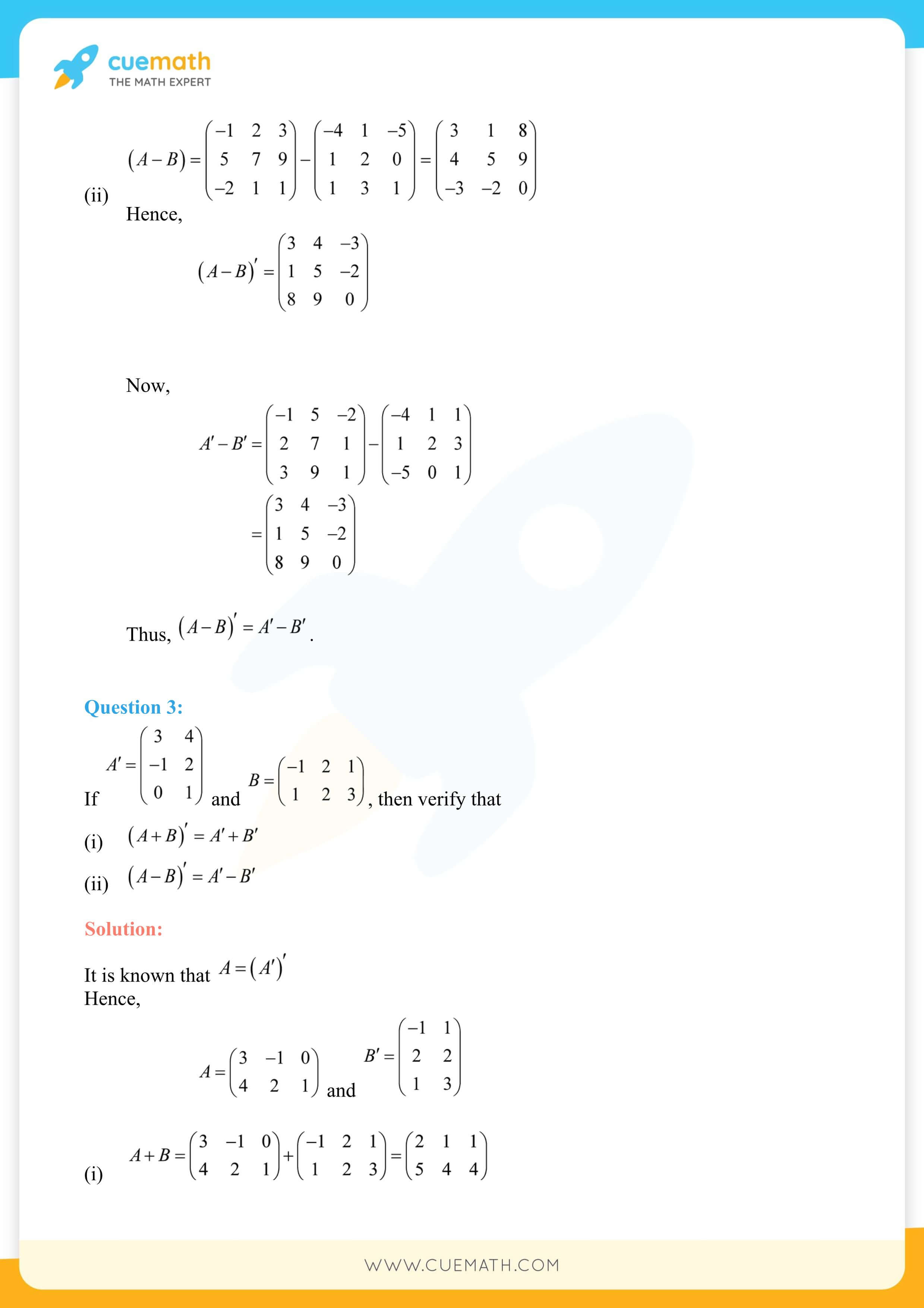 NCERT Solutions Class 12 Maths Chapter 3 36