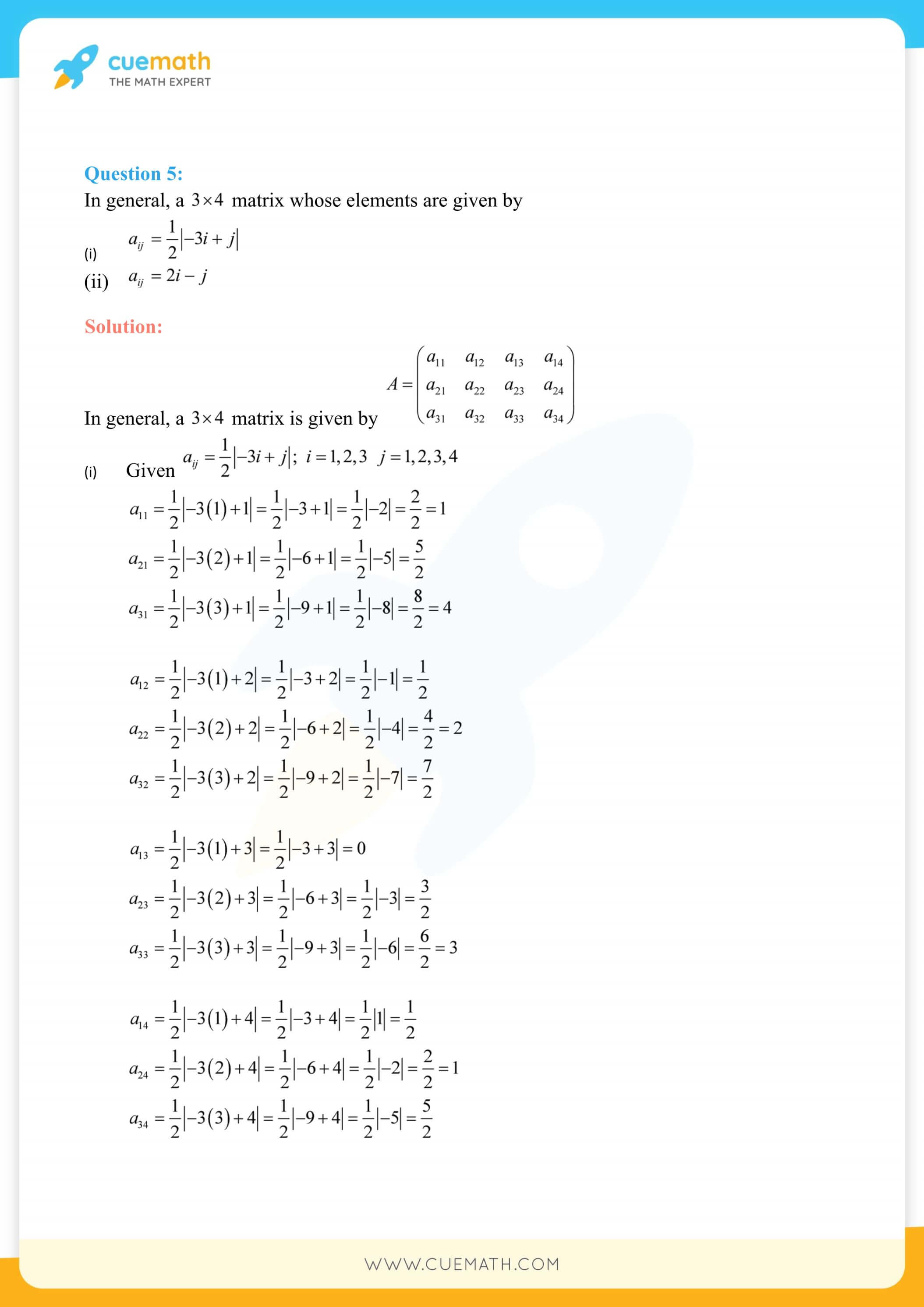 NCERT Solutions Class 12 Maths Chapter 3 Ex 3.1 4
