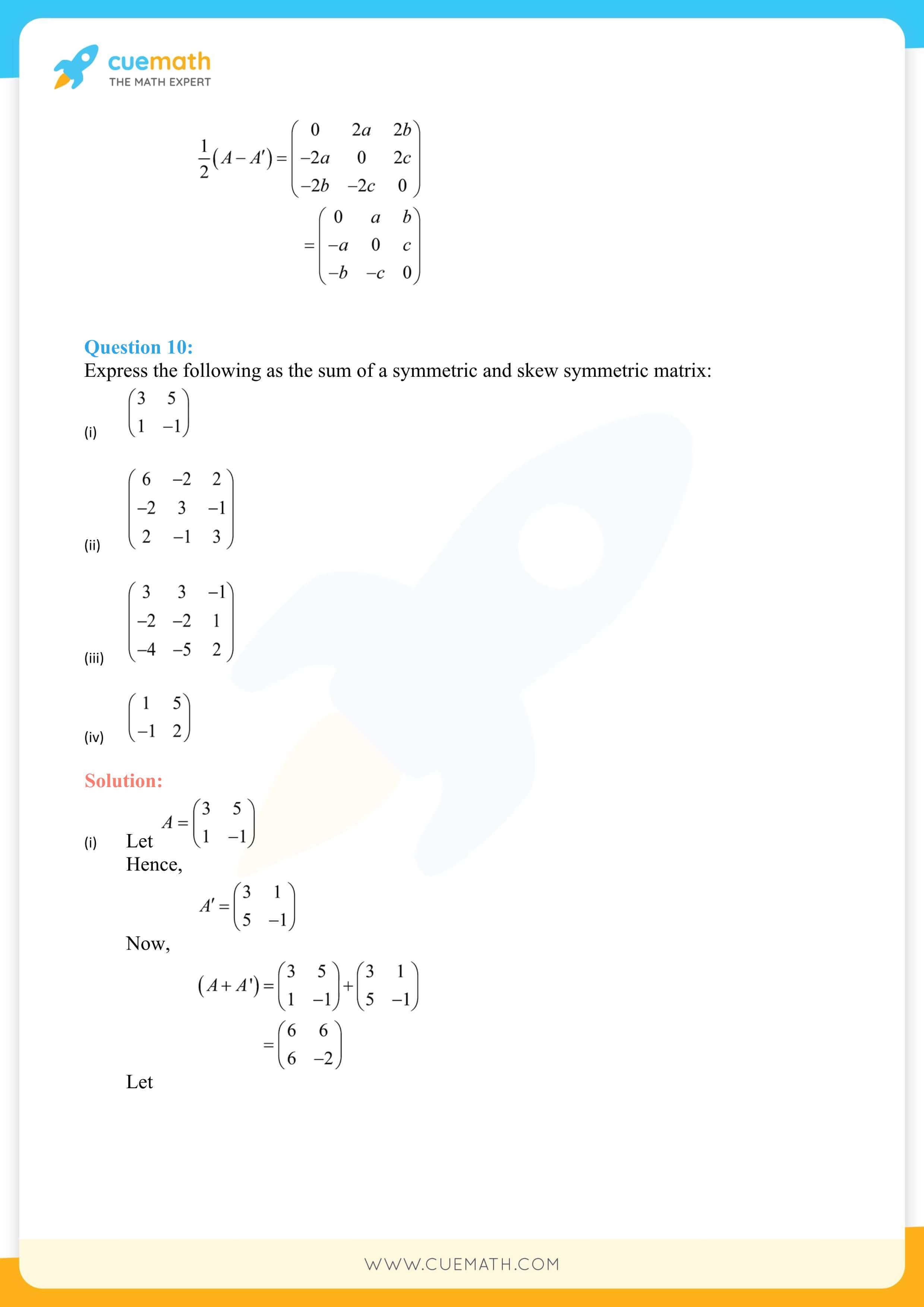 NCERT Solutions Class 12 Maths Chapter 3 Ex 3.3 44