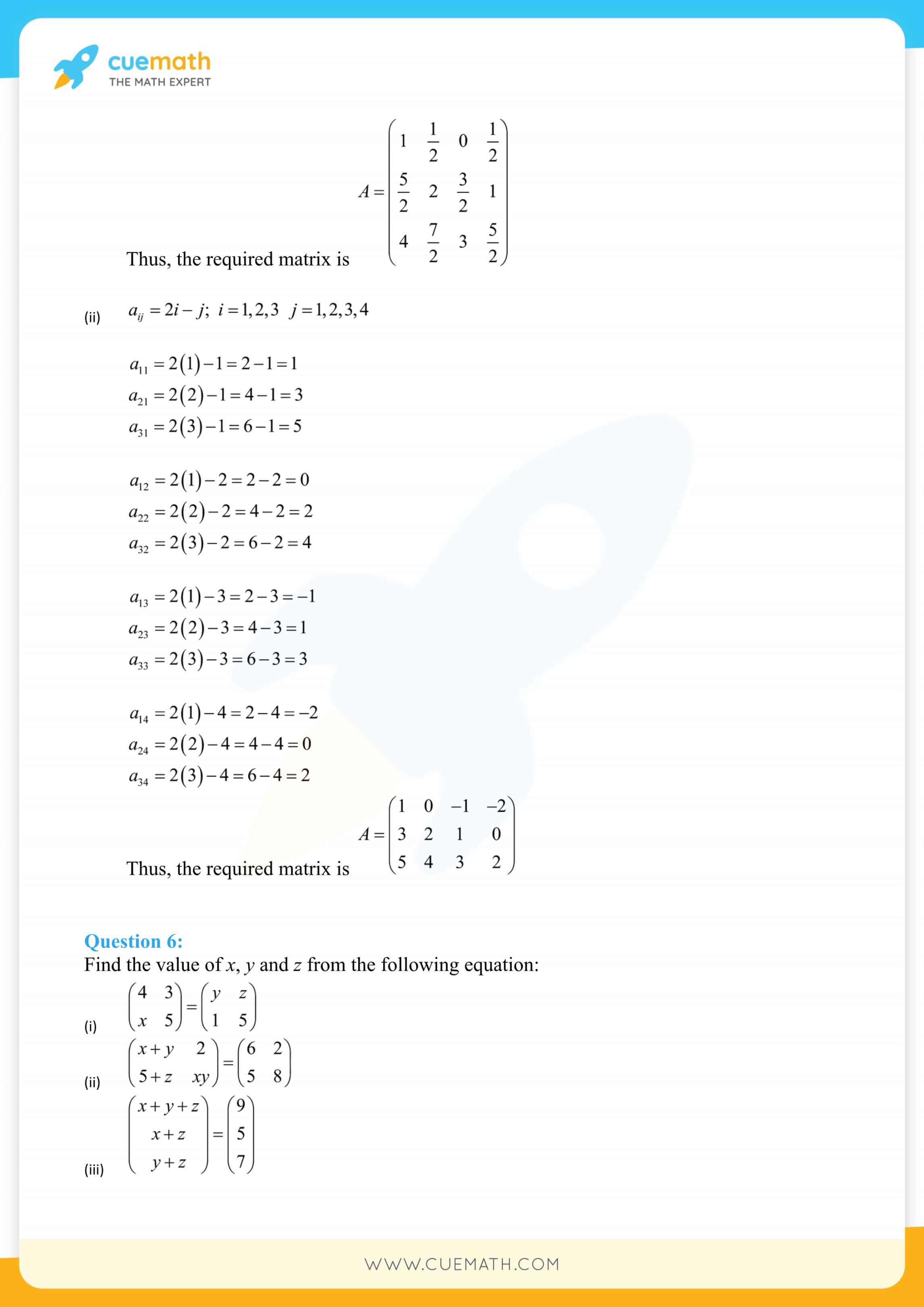NCERT Solutions Class 12 Maths Chapter 3 Ex 3.1 5