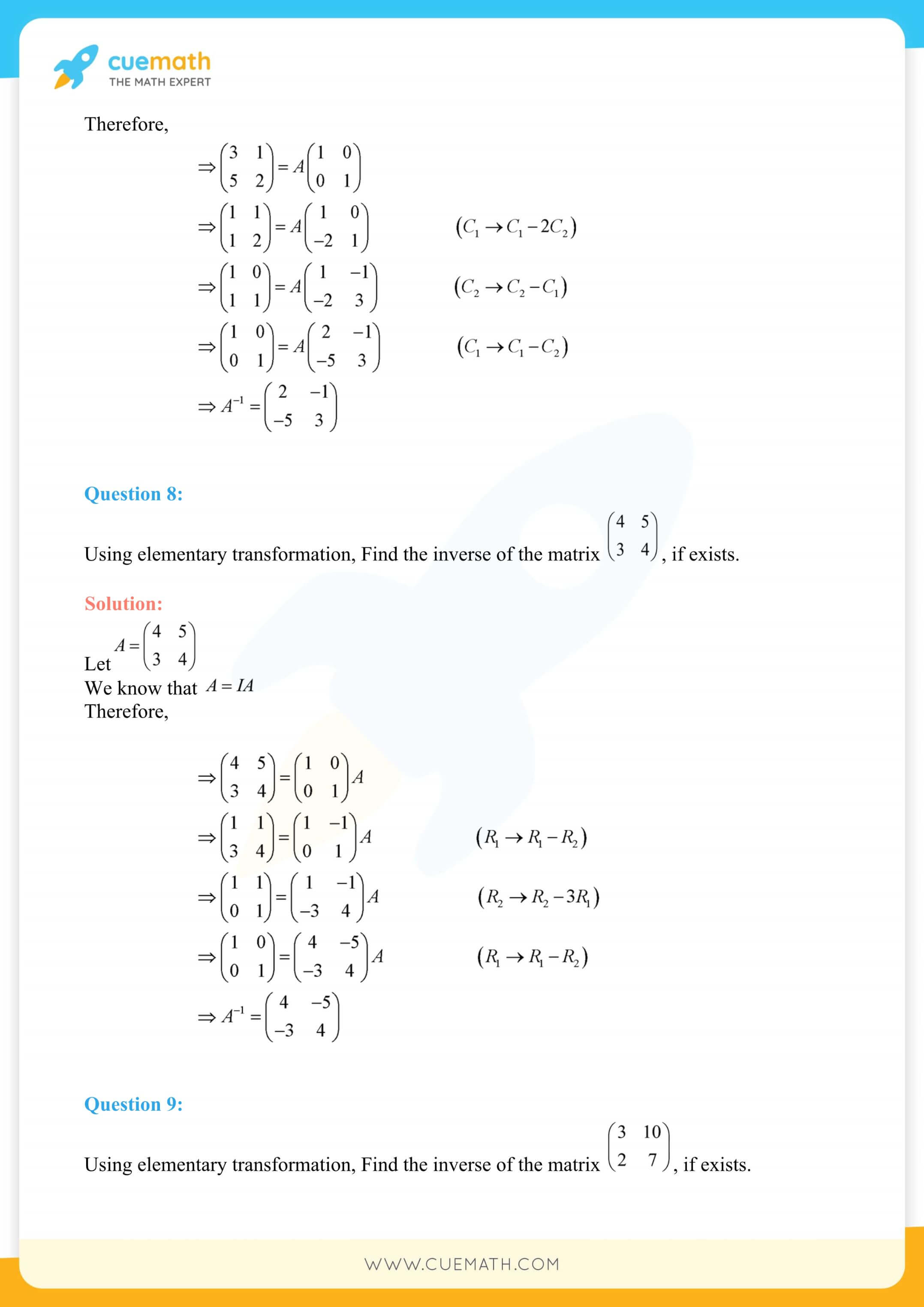NCERT Solutions Class 12 Maths Chapter 3 Ex 3.4 59