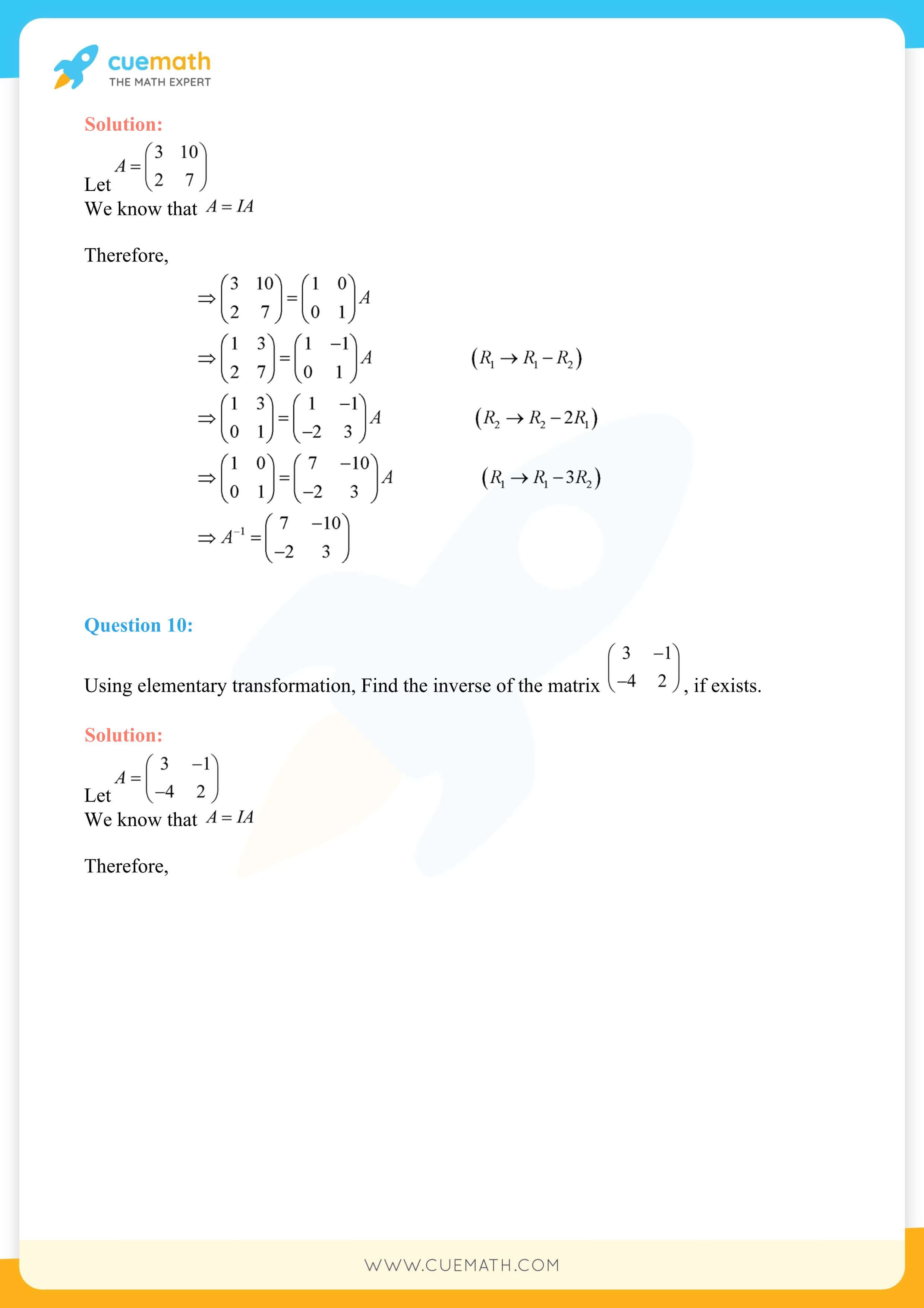 NCERT Solutions Class 12 Maths Chapter 3 Ex 3.4 60