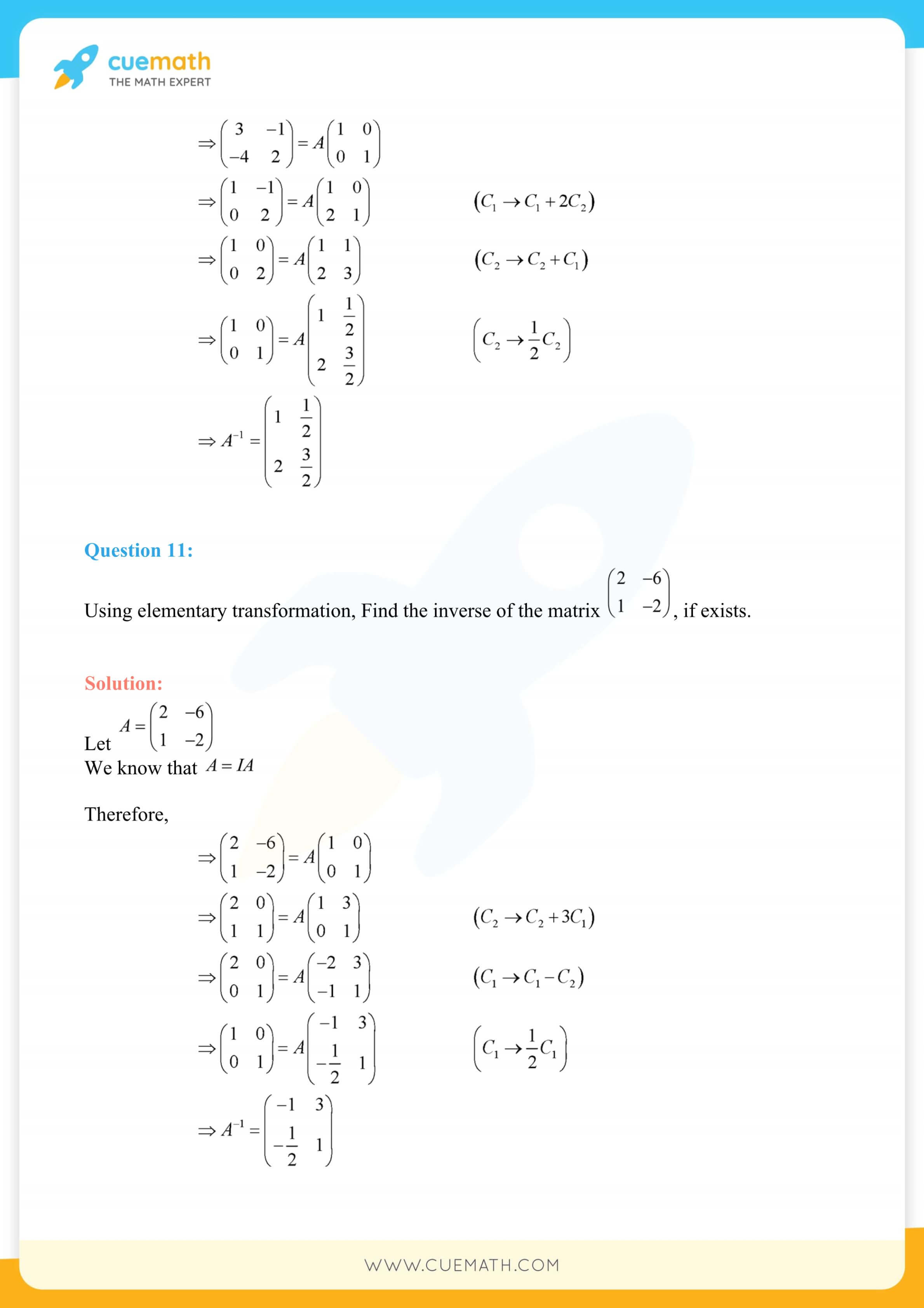 NCERT Solutions Class 12 Maths Chapter 3 Ex 3.4 61