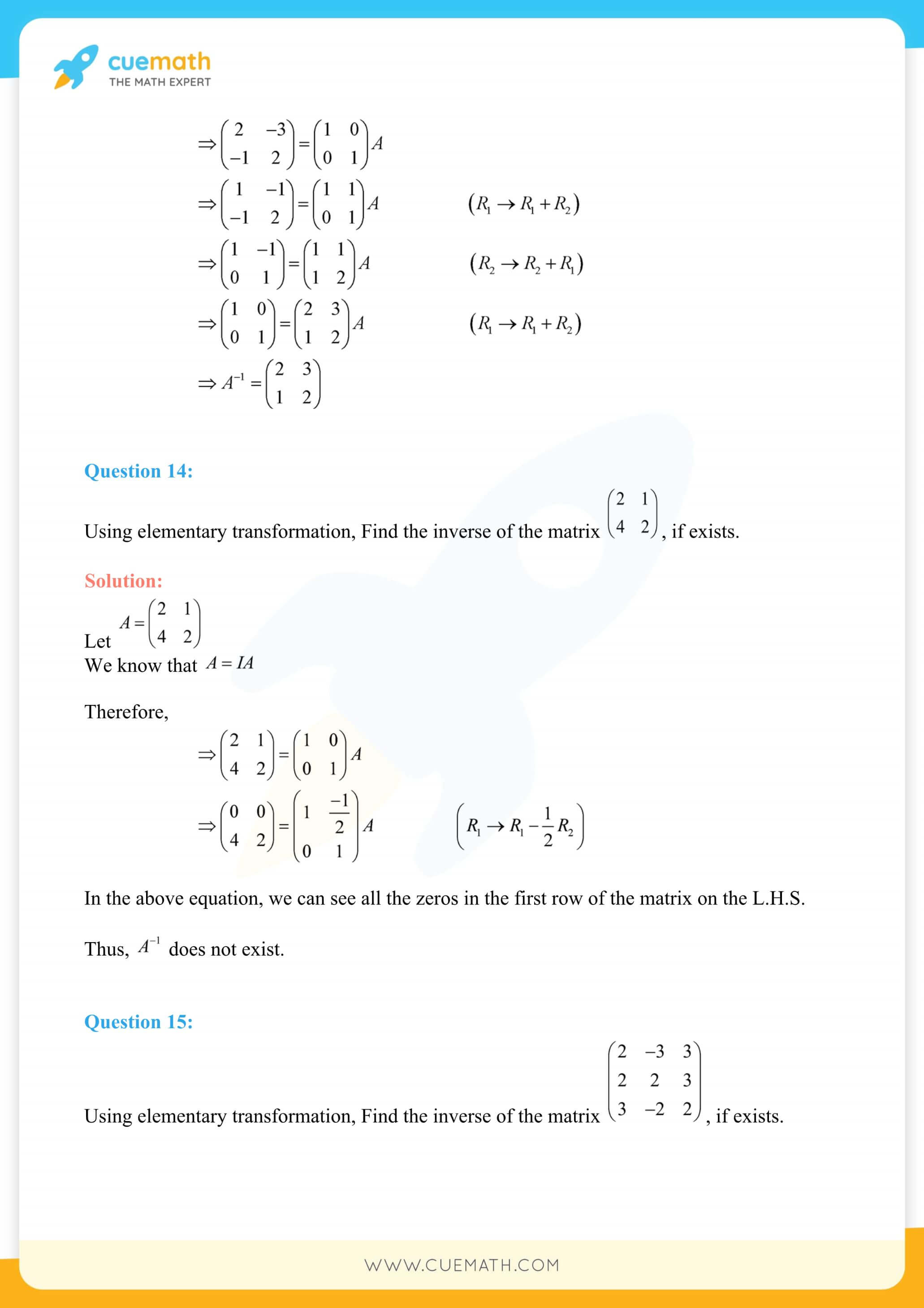 NCERT Solutions Class 12 Maths Chapter 3 63