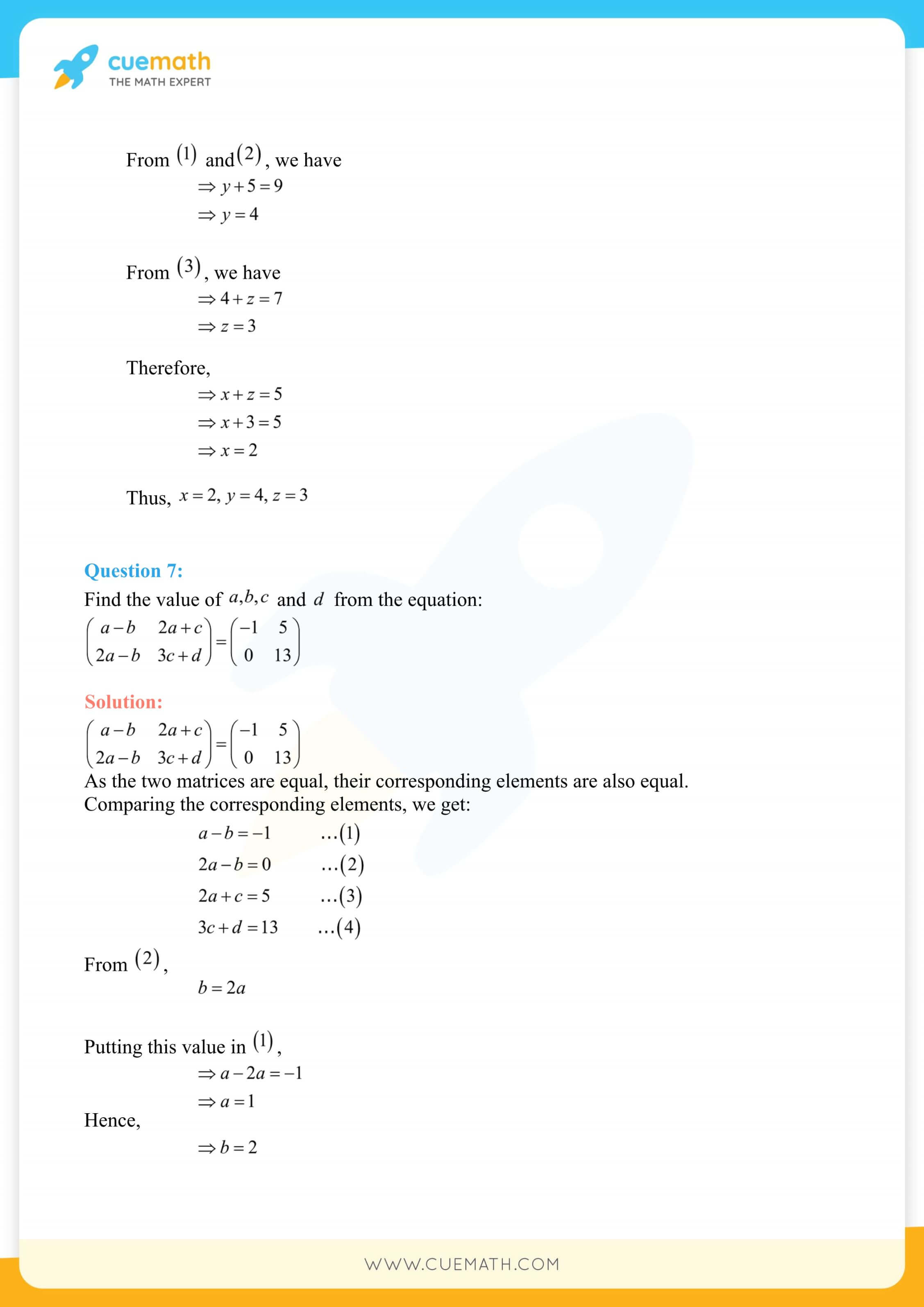 NCERT Solutions Class 12 Maths Chapter 3 Ex 3.1 7