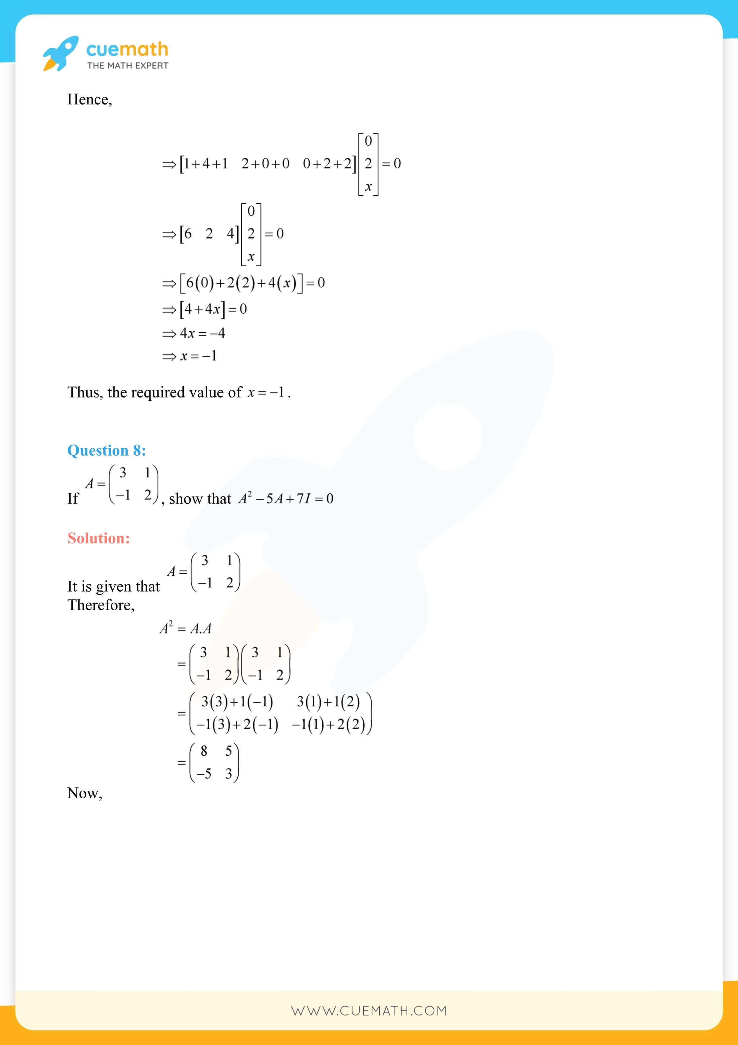 NCERT Solutions Class 12 Maths Chapter 3 Miscellaneous Exercise 76