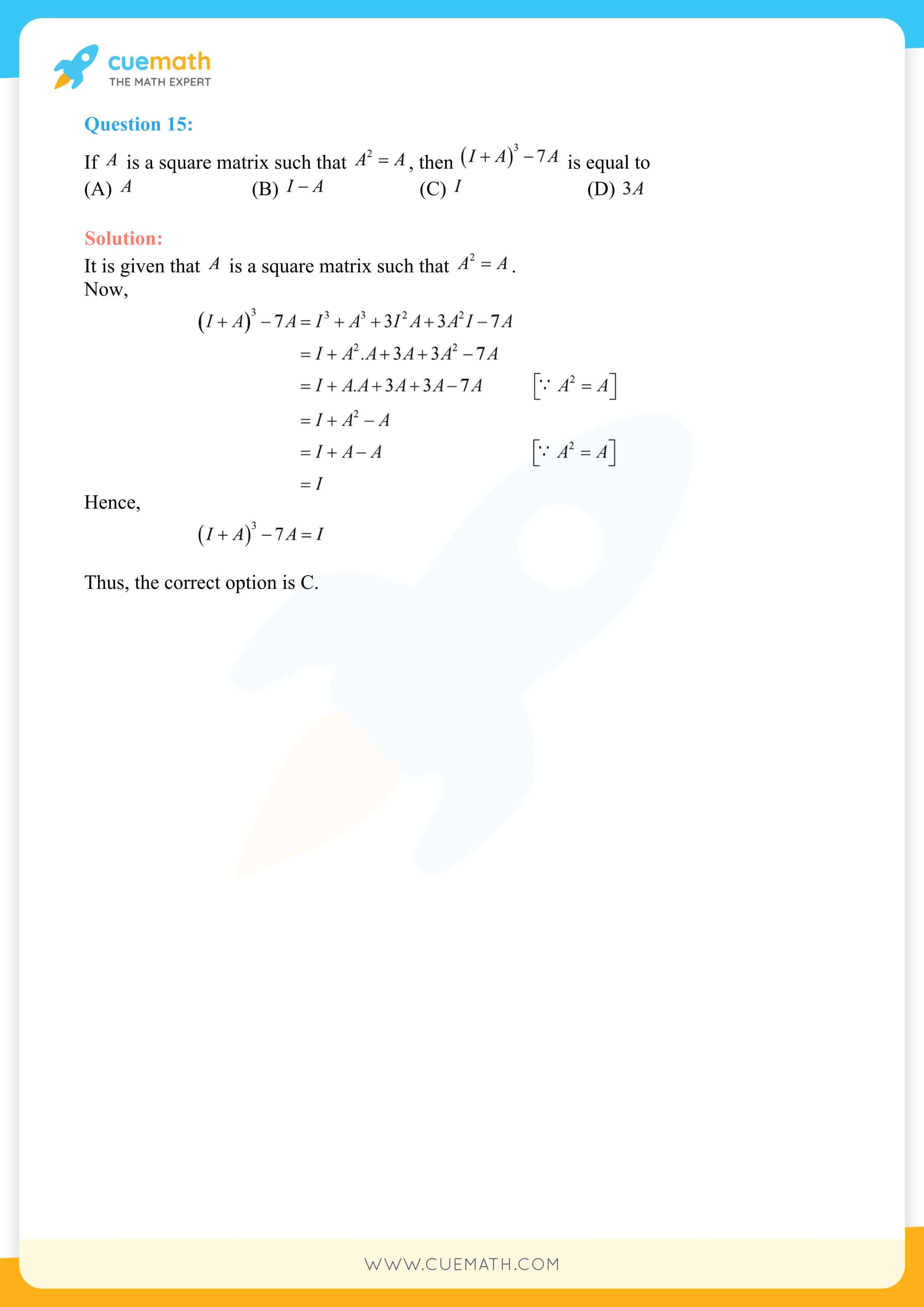 NCERT Solutions Class 12 Maths Chapter 3 Miscellaneous Exercise 84