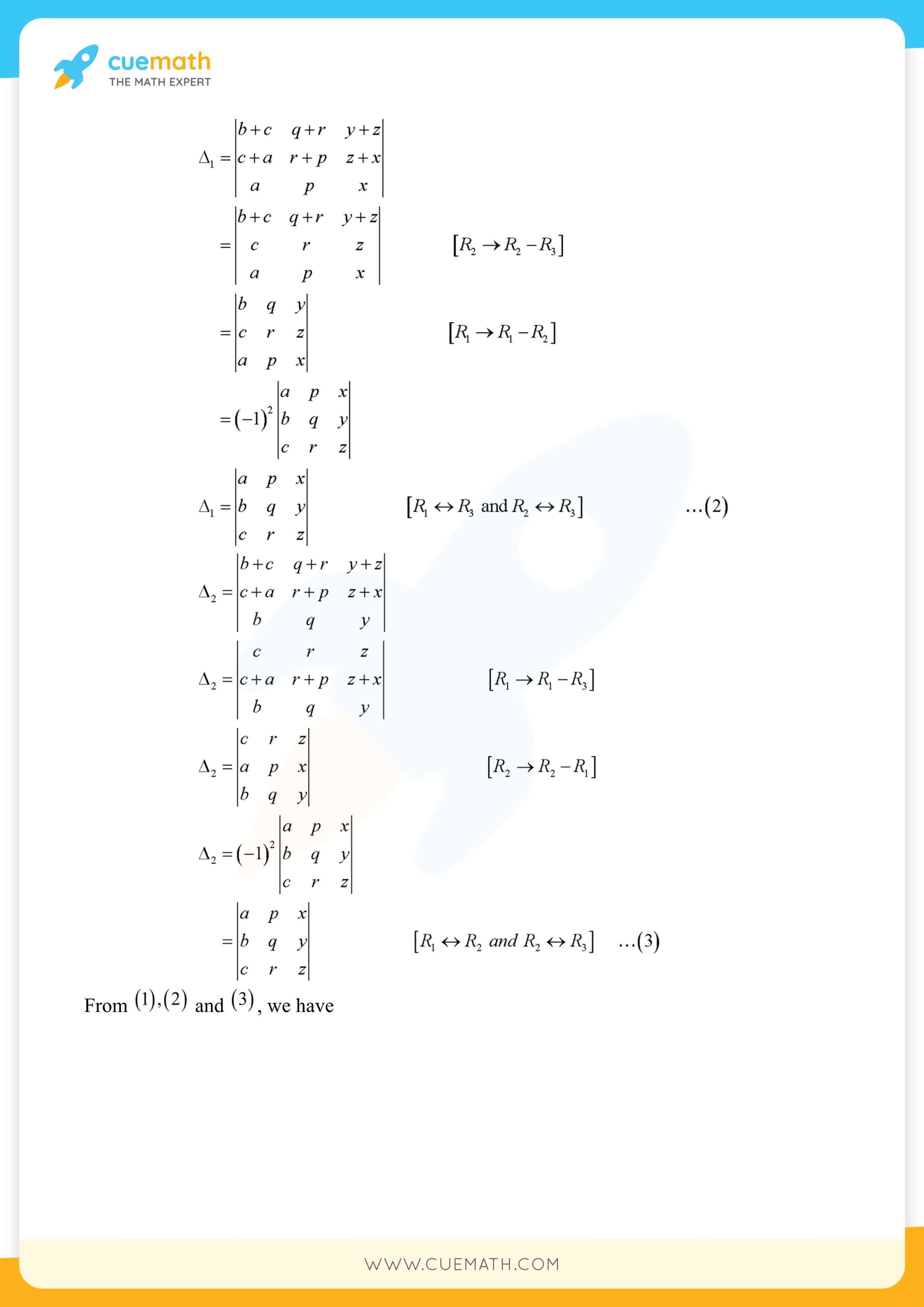 NCERT Solutions Class 12 Maths Chapter 4 11