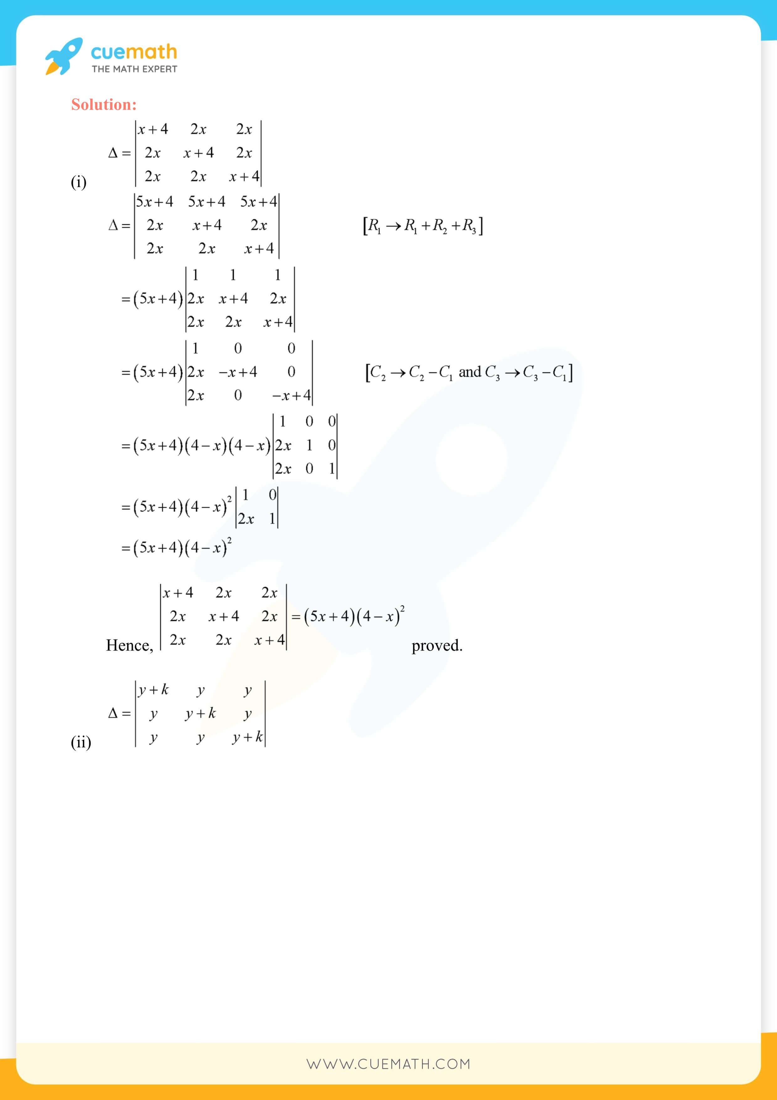NCERT Solutions Class 12 Maths Chapter 4 Exercise 4.2 17