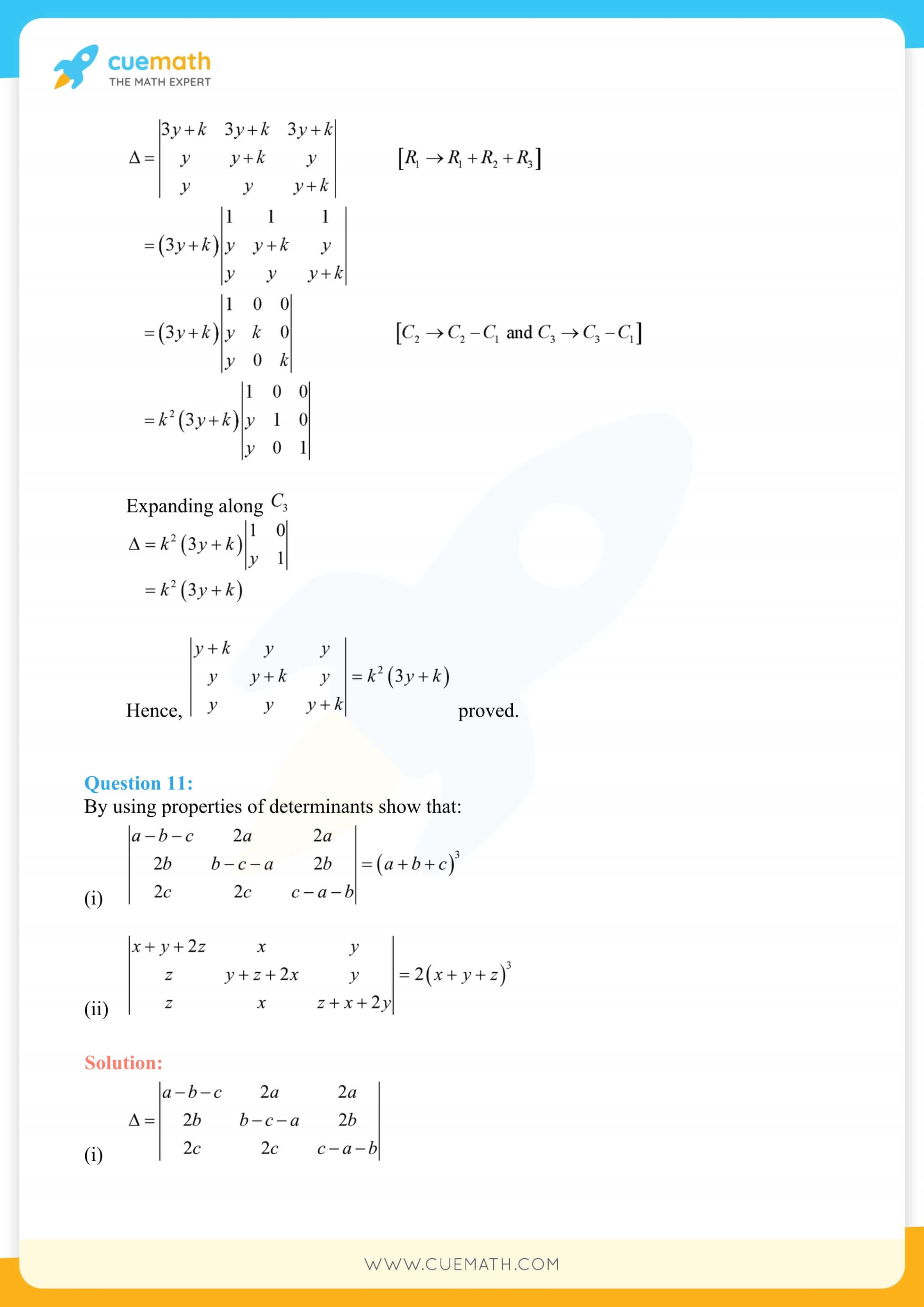 NCERT Solutions Class 12 Maths Chapter 4 18