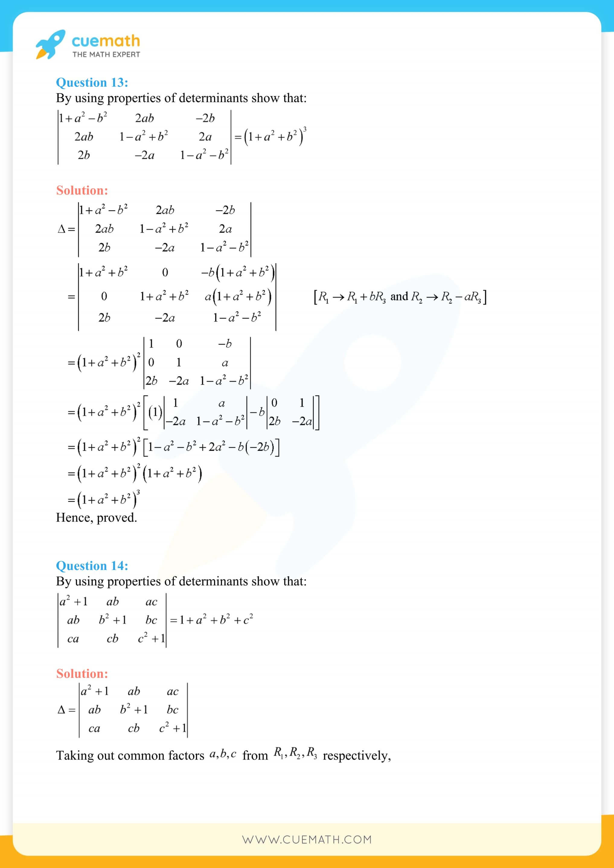 NCERT Solutions Class 12 Maths Chapter 4 Exercise 4.2 21