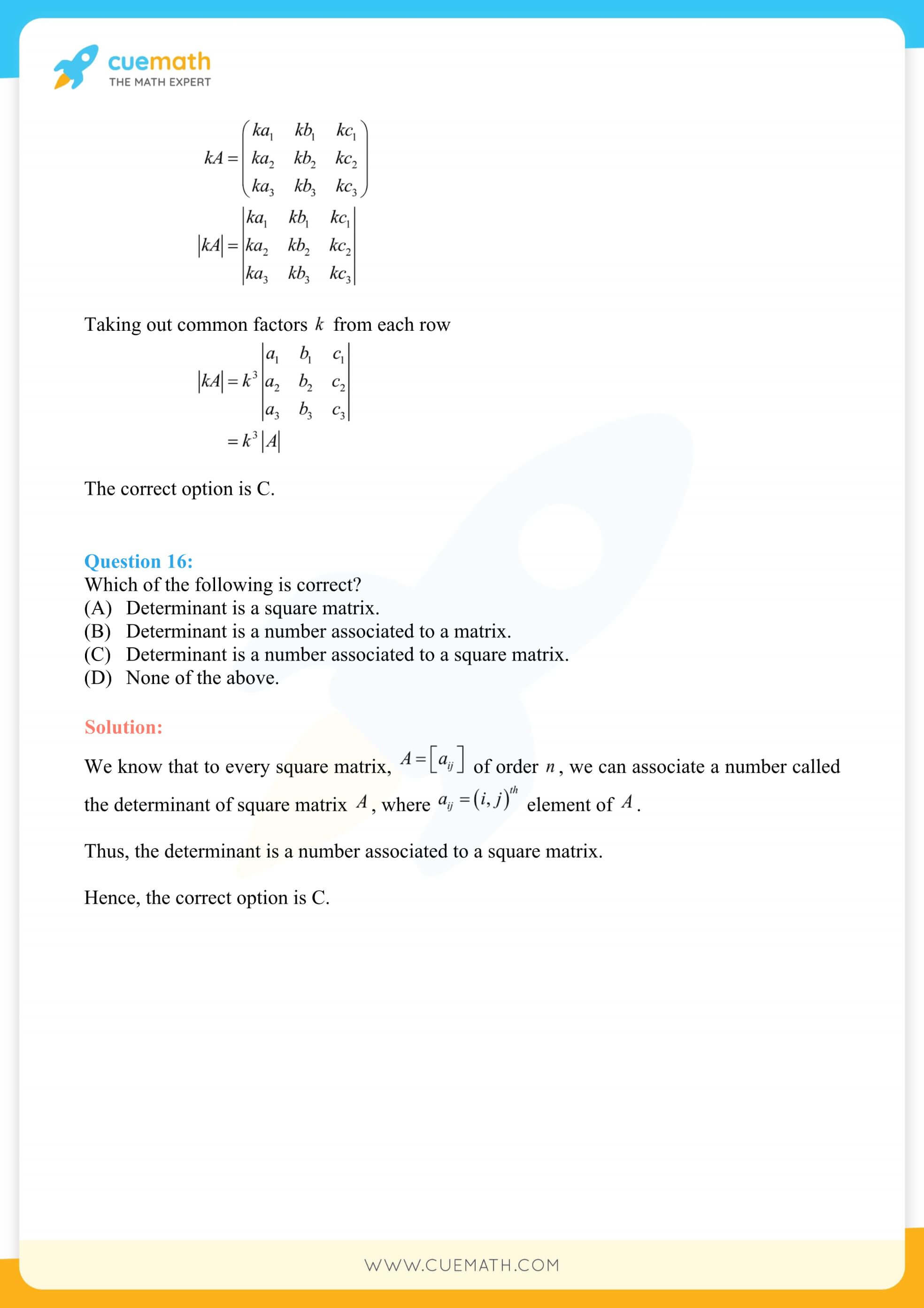 NCERT Solutions Class 12 Maths Chapter 4 Exercise 4.2 23