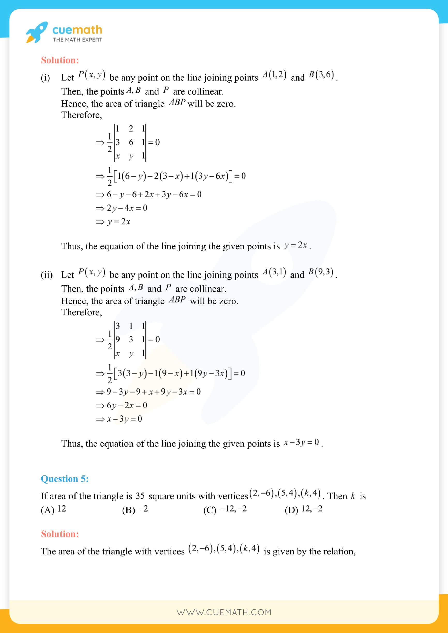 NCERT Solutions Class 12 Maths Chapter 4 Exercise 4.3 28