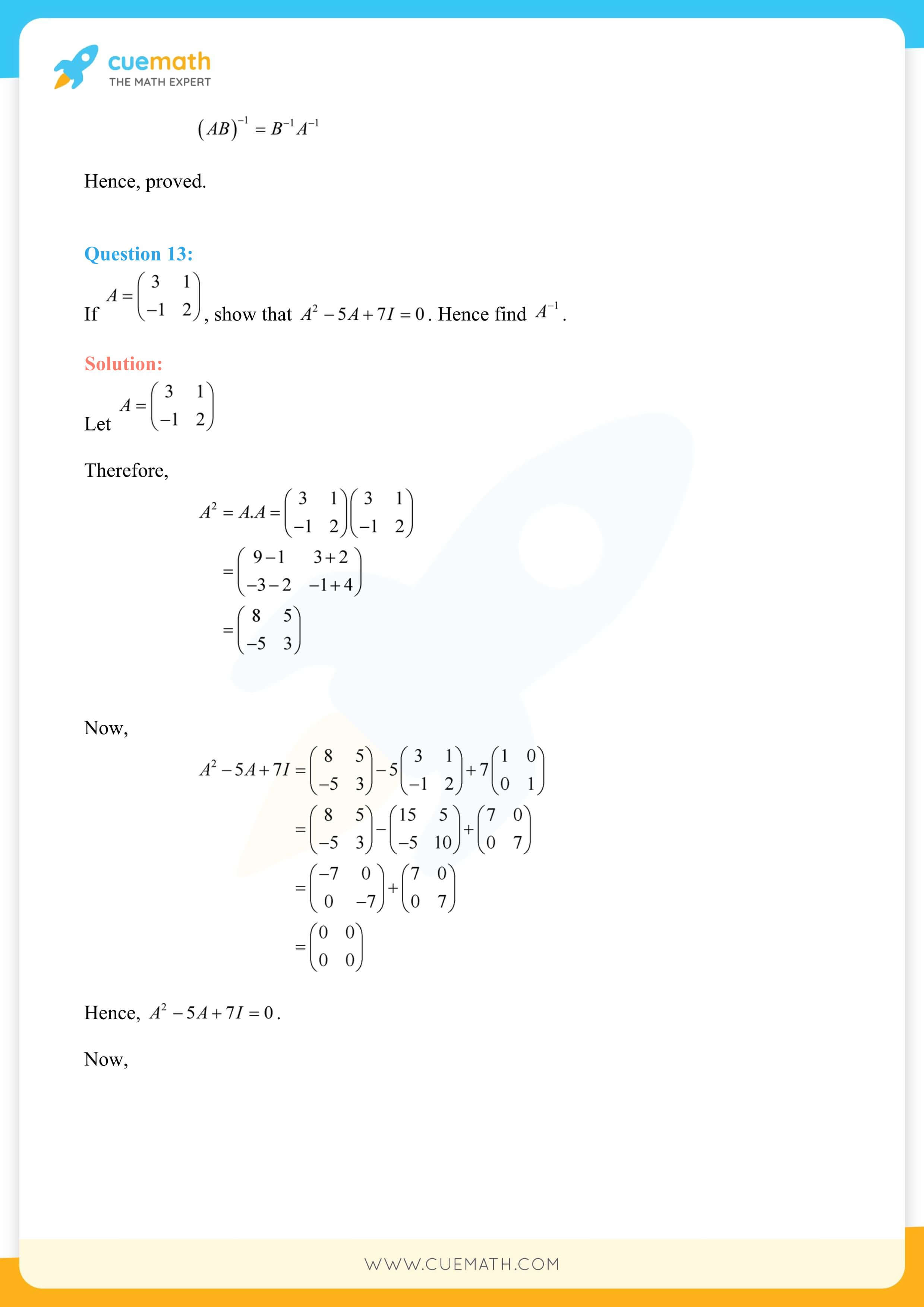 NCERT Solutions Class 12 Maths Chapter 4 Exercise 4.5 48