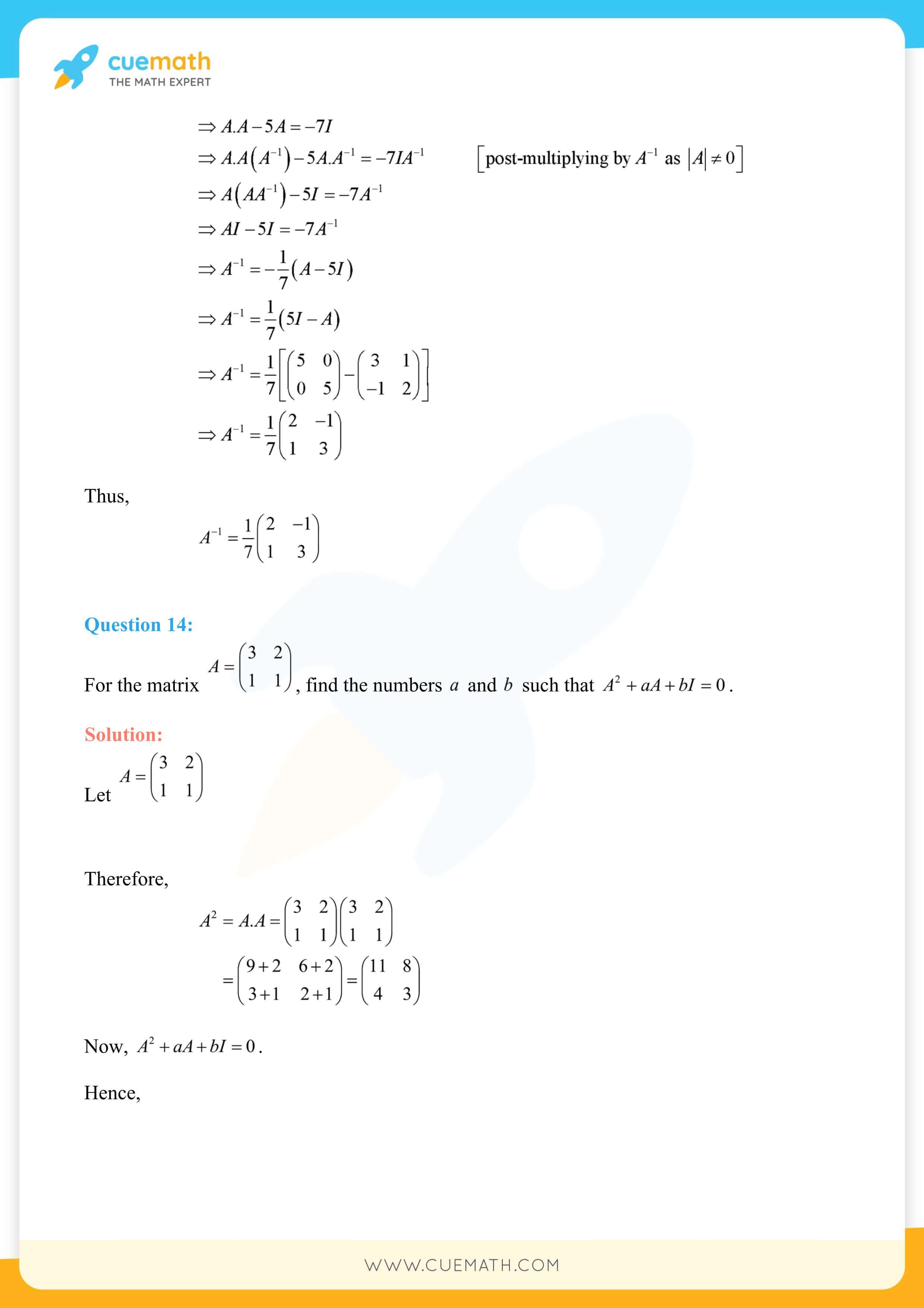 NCERT Solutions Class 12 Maths Chapter 4 Exercise 4.5 49