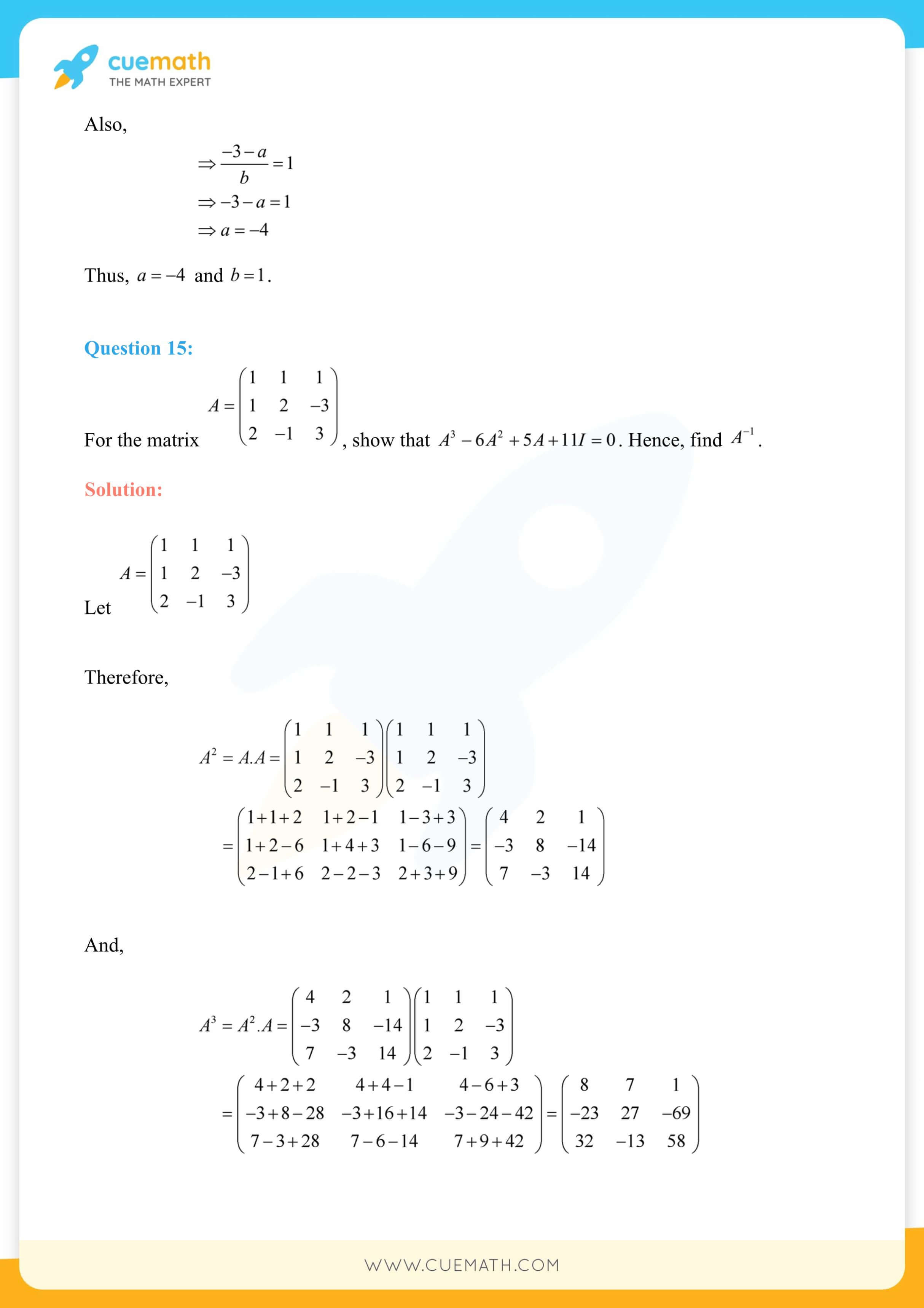 NCERT Solutions Class 12 Maths Chapter 4 Exercise 4.5 51