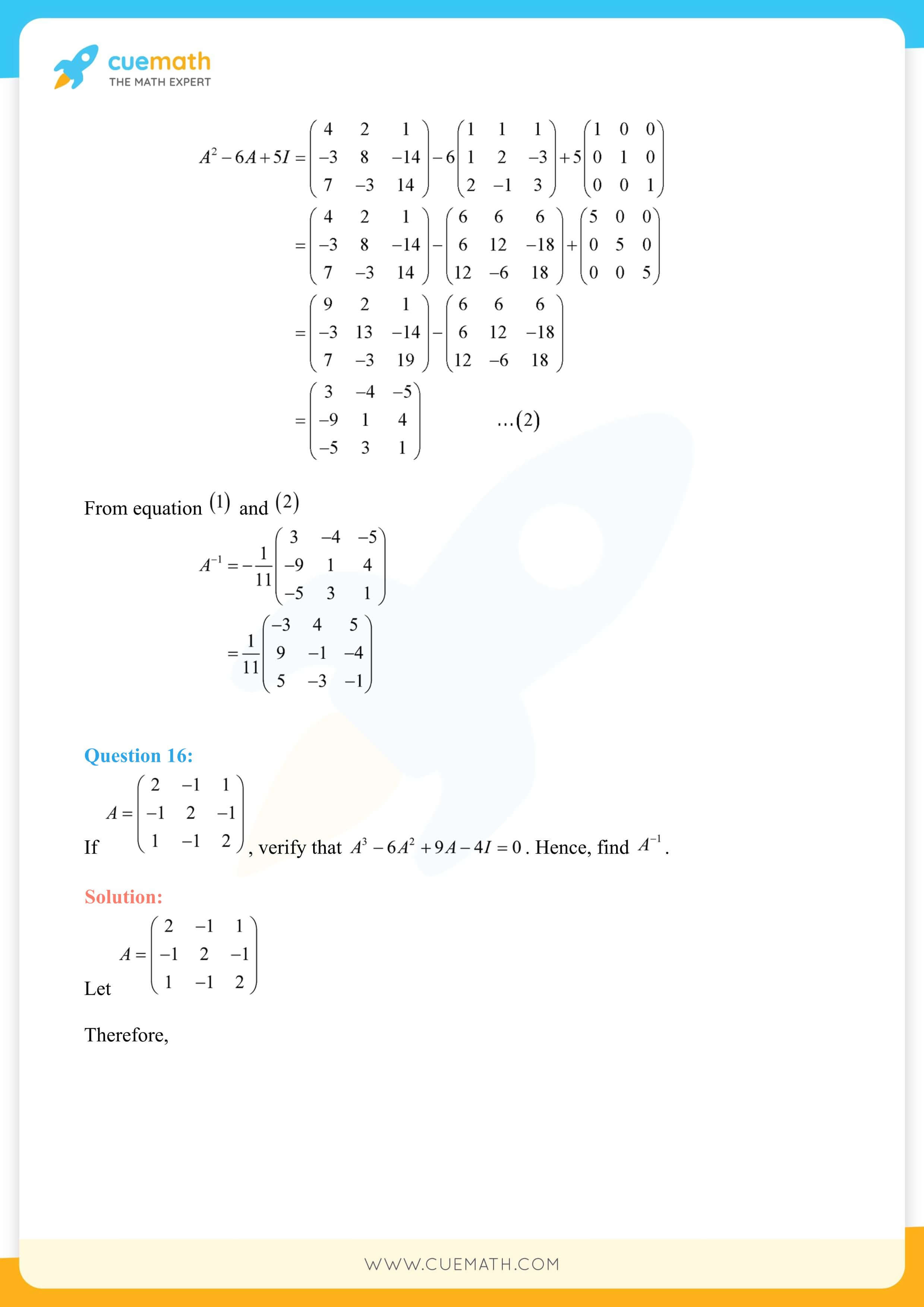 NCERT Solutions Class 12 Maths Chapter 4 Exercise 4.5 53
